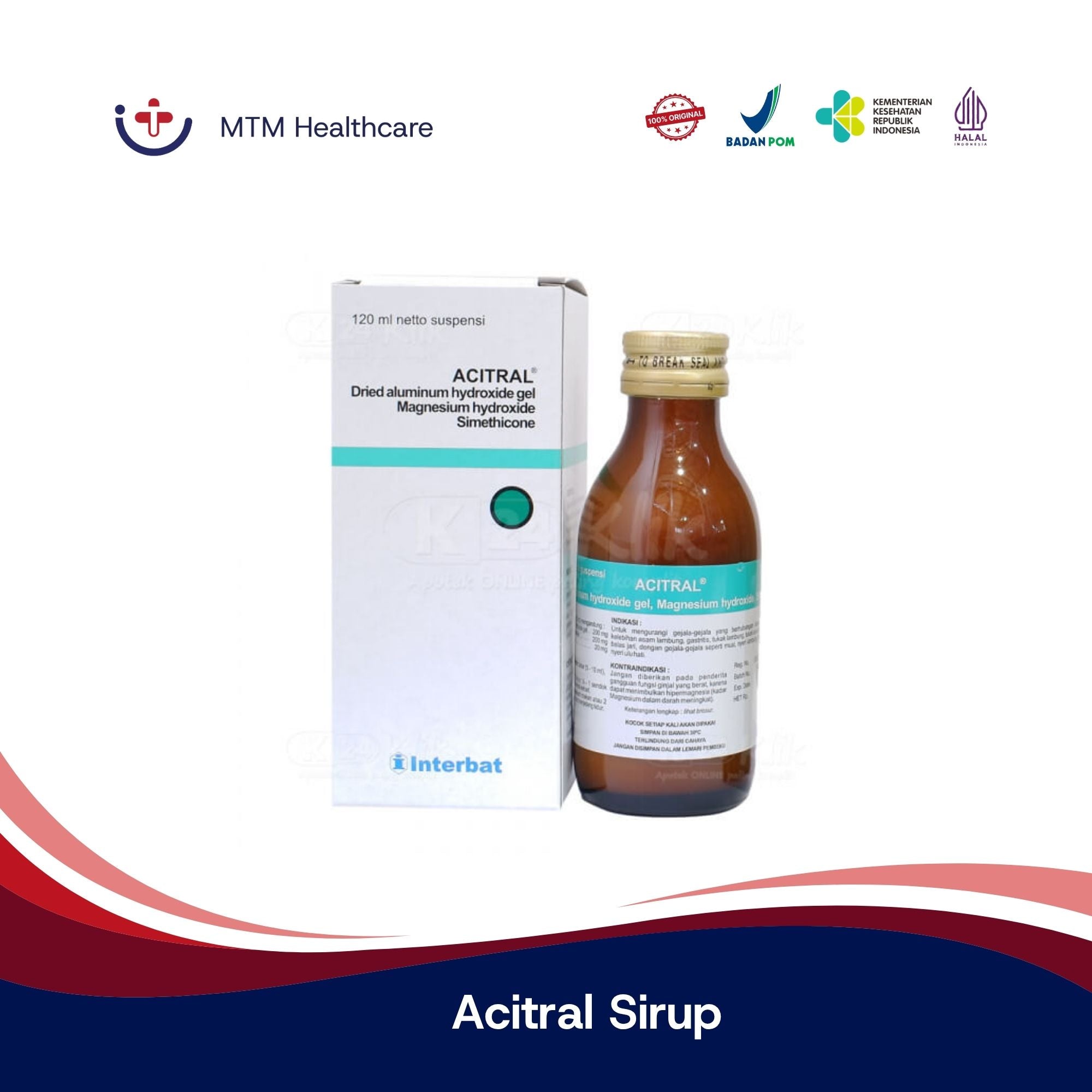 ACITRAL SIRUP 120ML