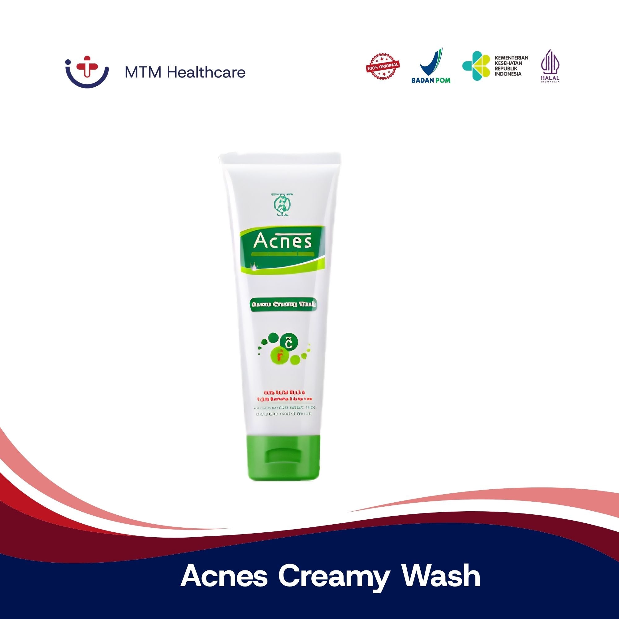 Acnes Creamy Wash 50Gram 100Gram