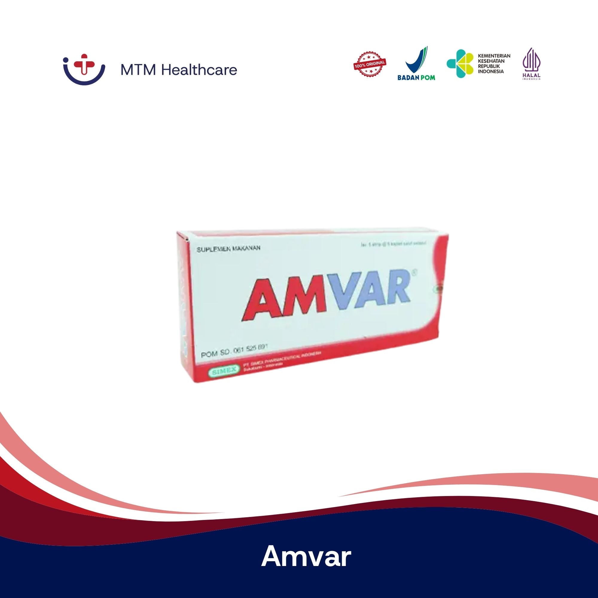 Amvar Box Isi 30 Kaplet Tablet - Obat Wasir