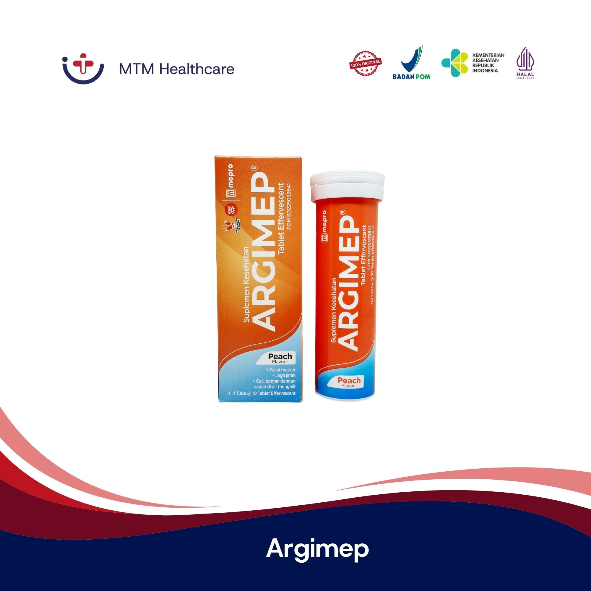 Argimep isi 10 Tablet Effervescent Multivitamin