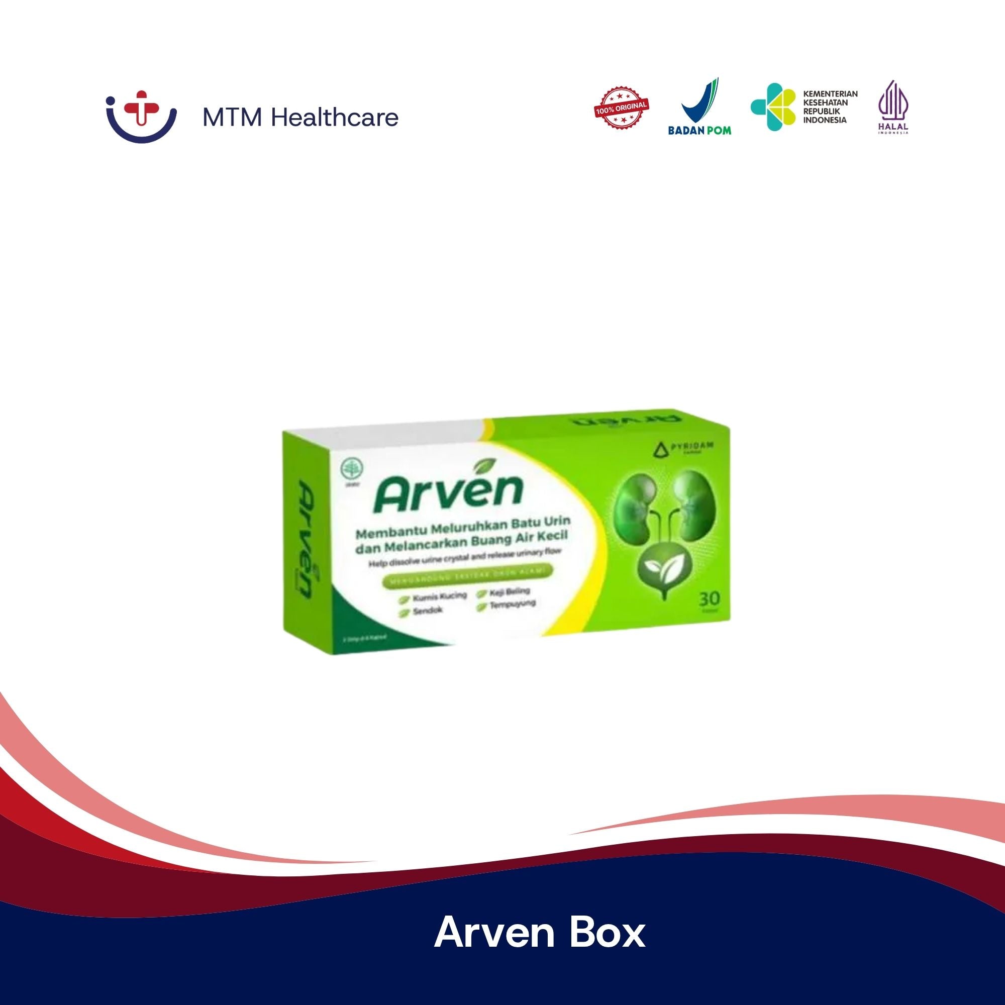 Arven Box Isi 30 Tablet Suplemen