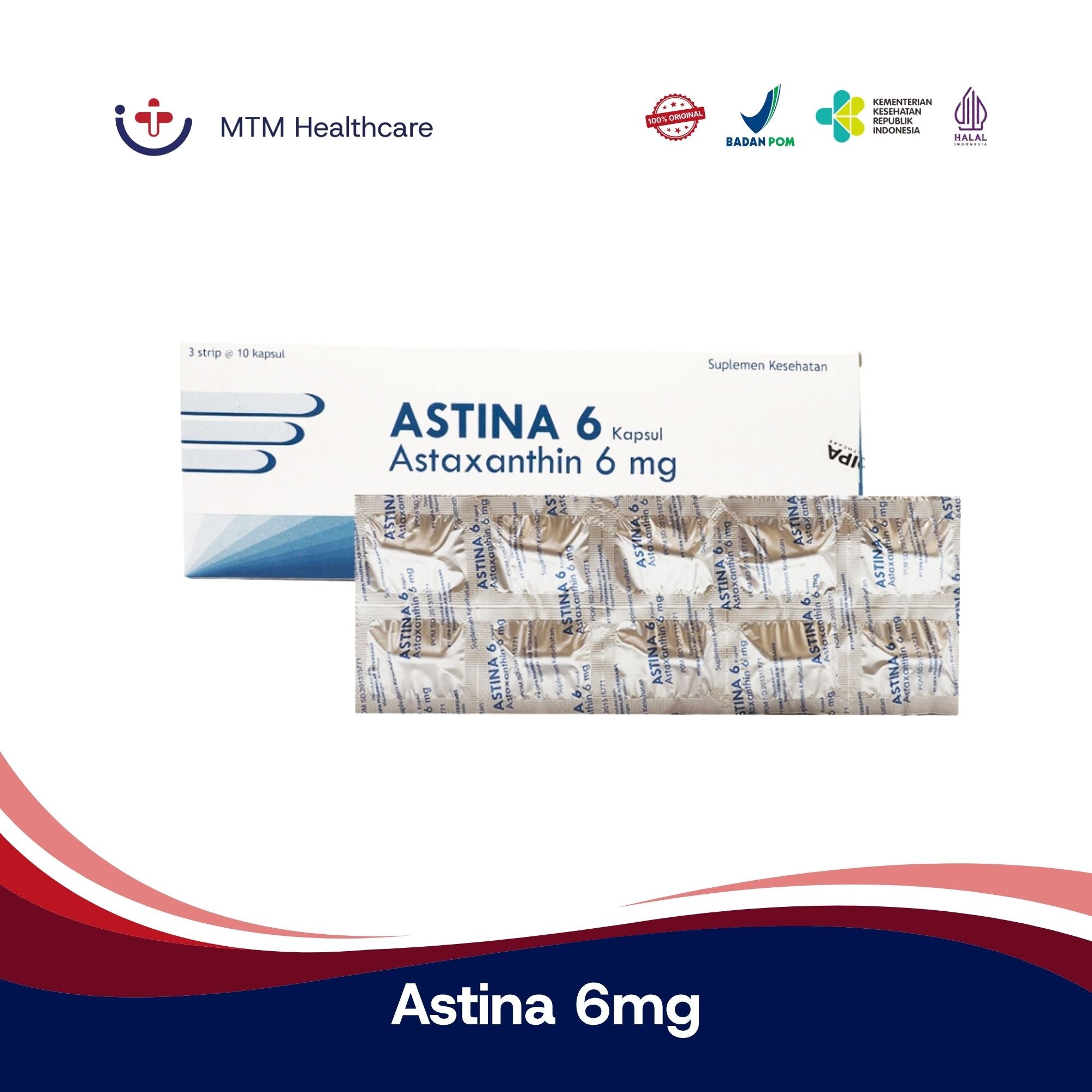 Astina 6MG Box Isi 30 Tablet