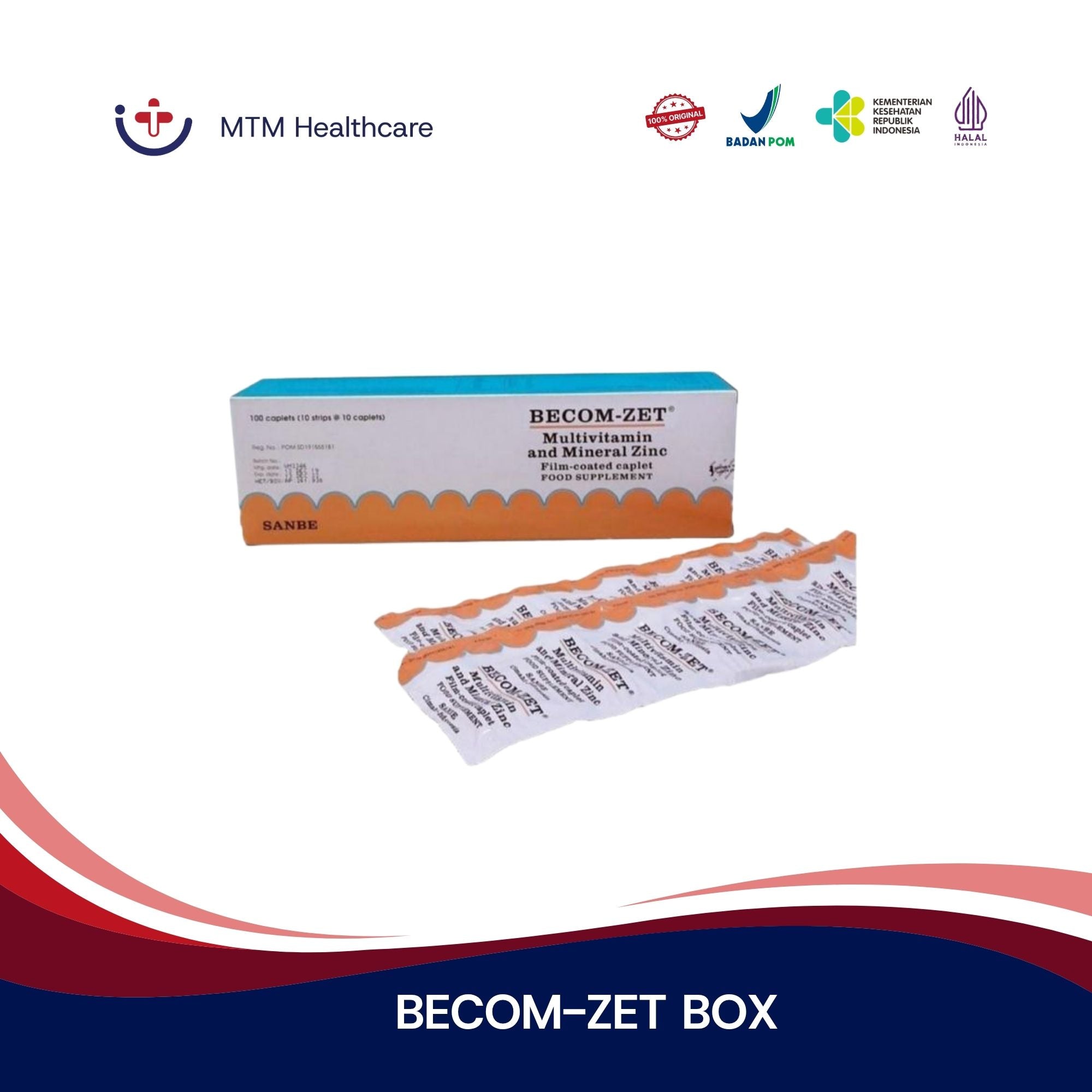 BECOM ZET BOX 100 TABLET