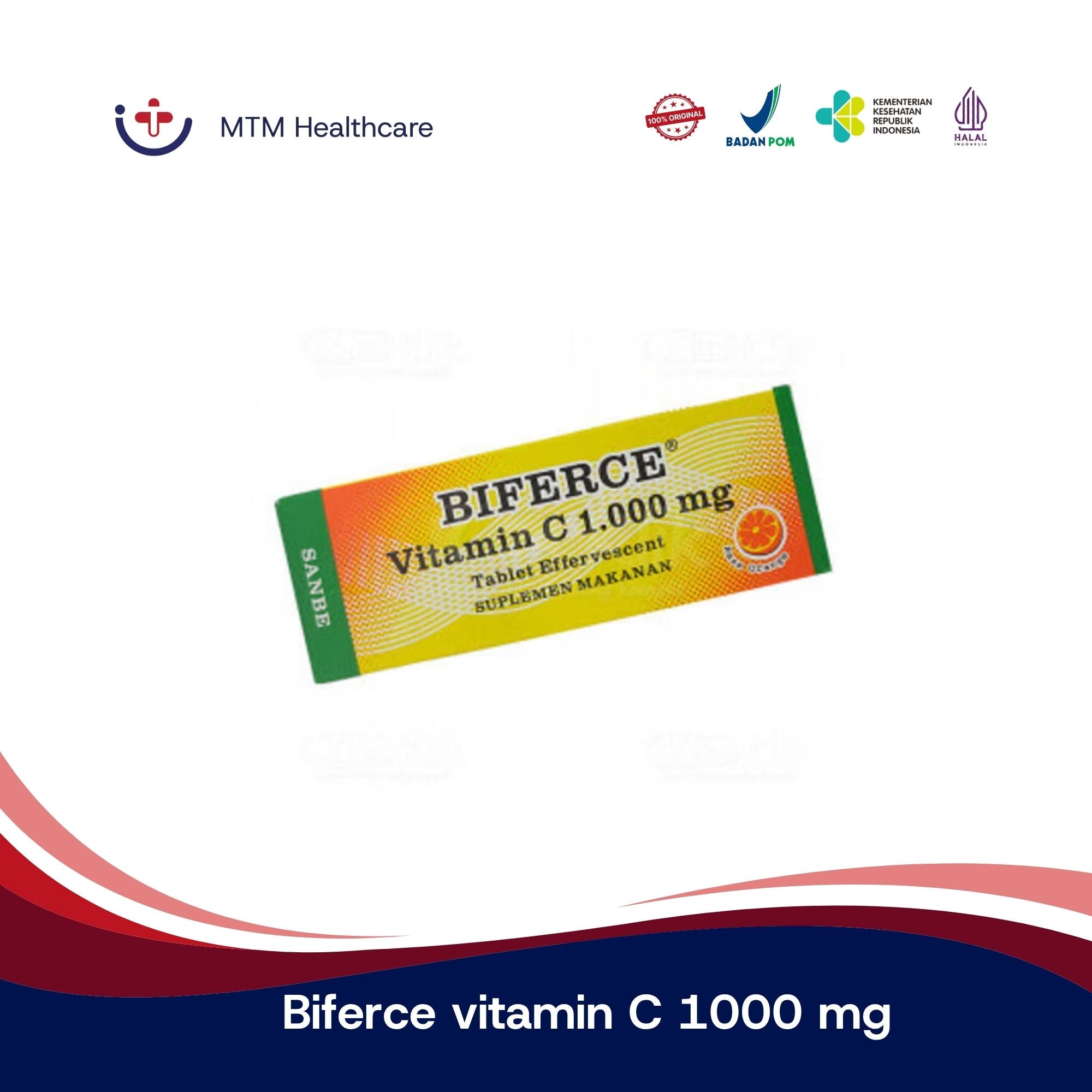 Biferce vit vitamin C 1000 mg eff botol