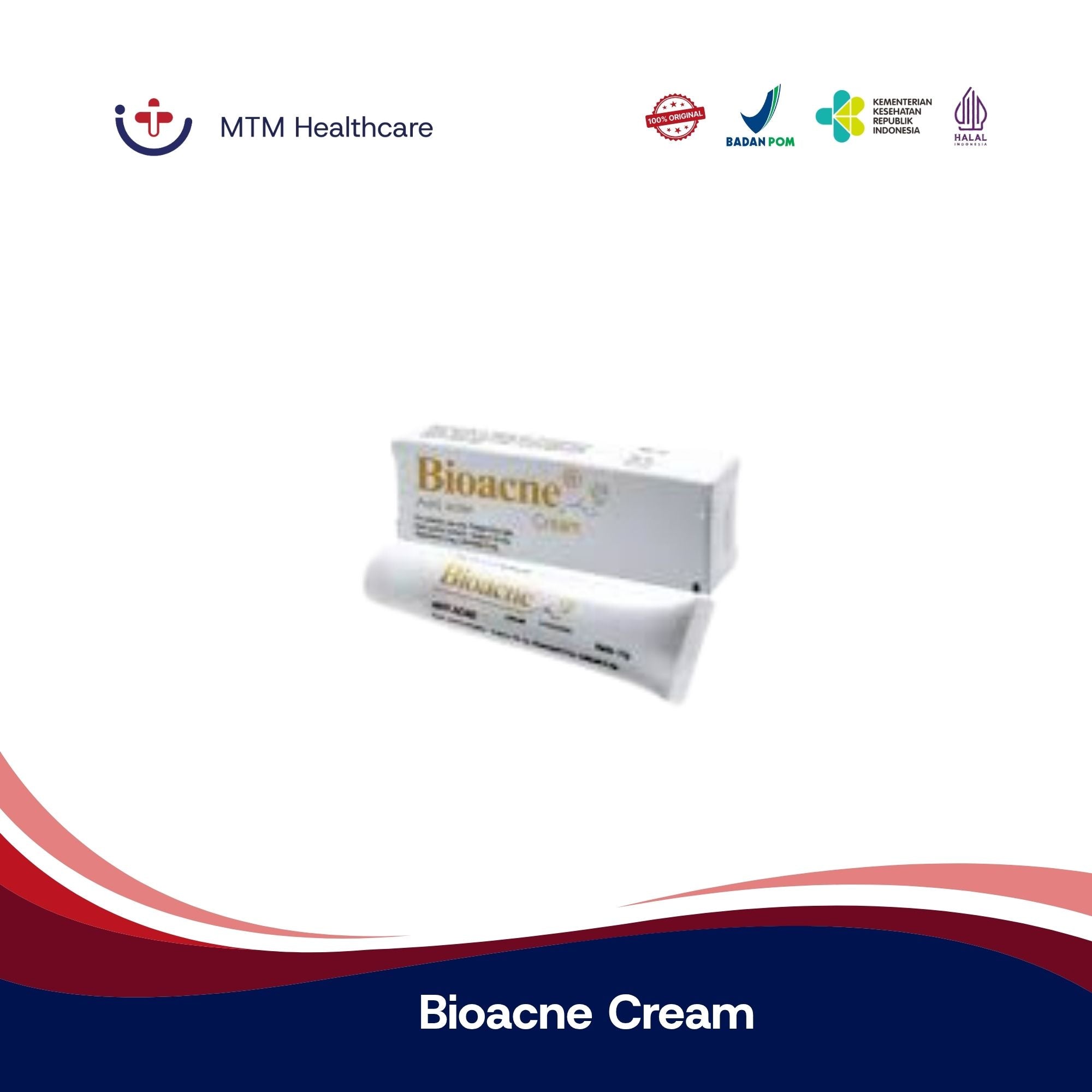 Bioacne Cream obat anti jerawat 10gr