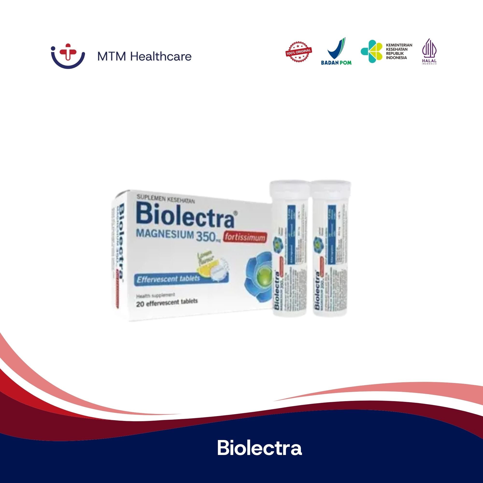 Biolectra Magnesium 350MG Isi 20 Tablet