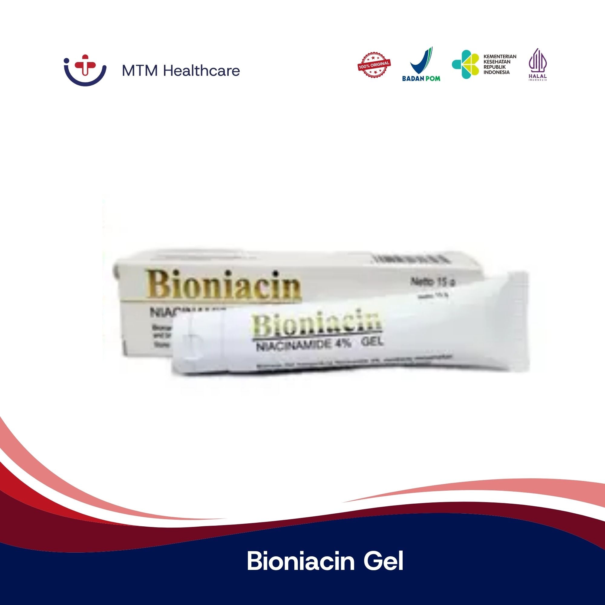 Bioniacin Gel 15Gram Menyamarkan Noda Hitam