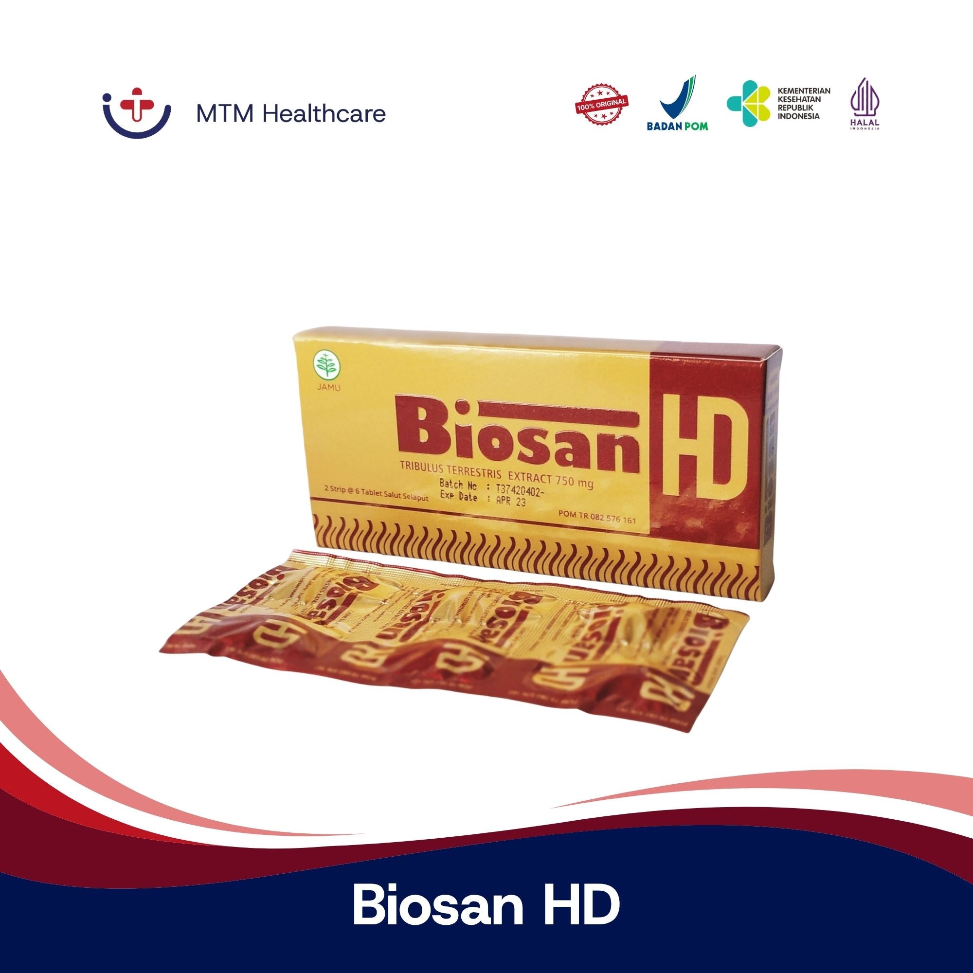 Biosan HD Box Isi 12 Tablet Suplemen