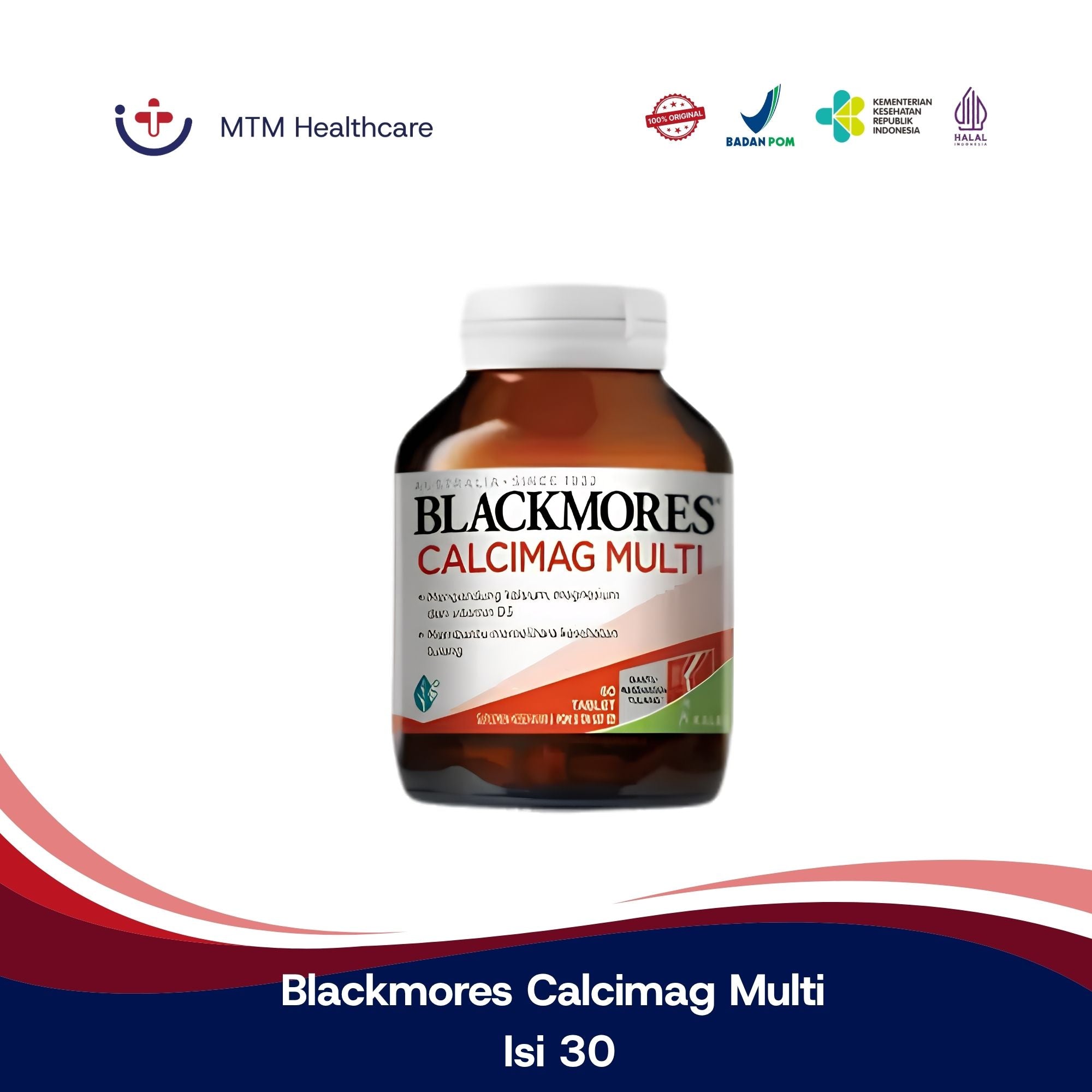 Blackmores Calcimag Multi Isi 30 Tablet Vitamin Suplemen