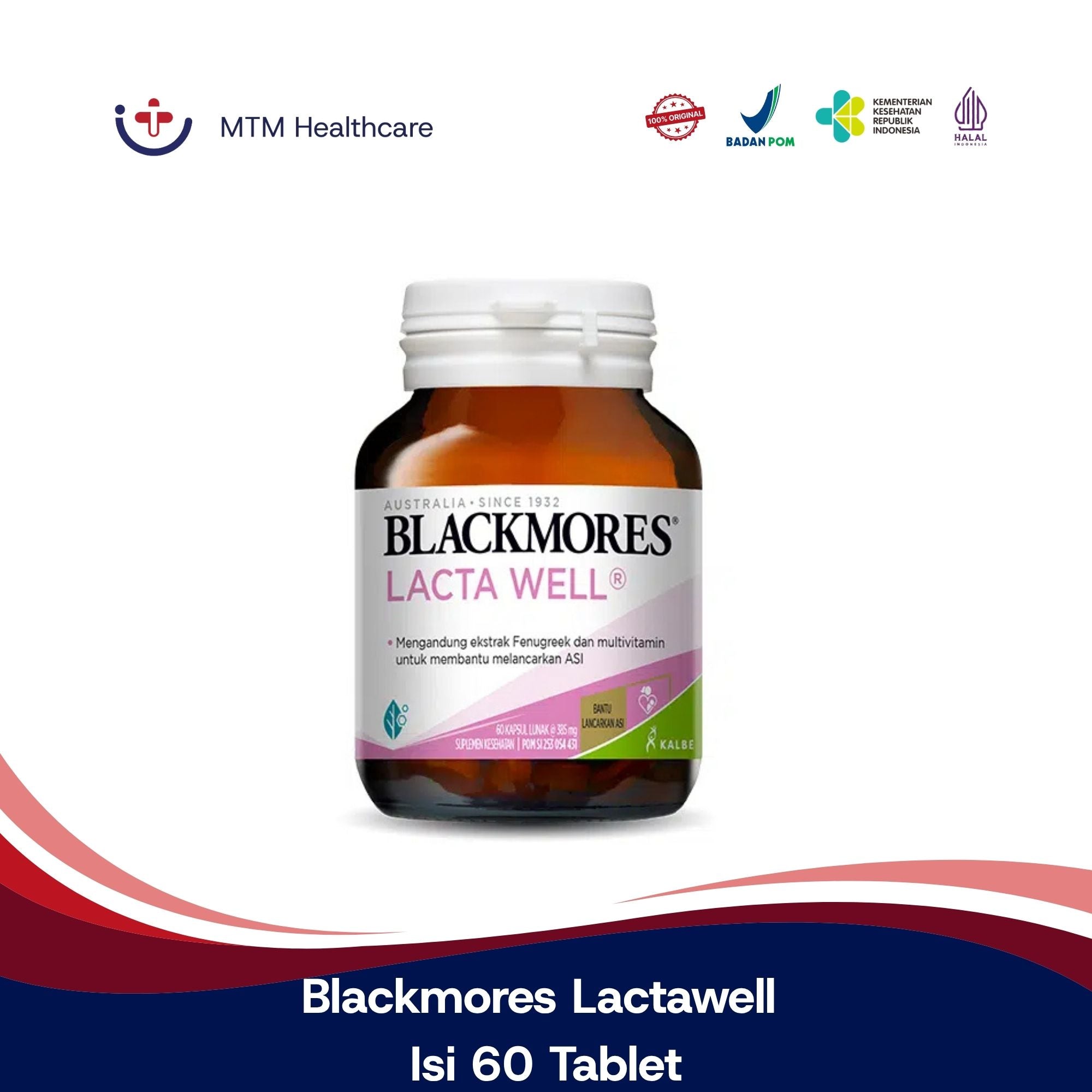 Blackmores Lactawell Isi 60 Tablet Vitamin Suplemen