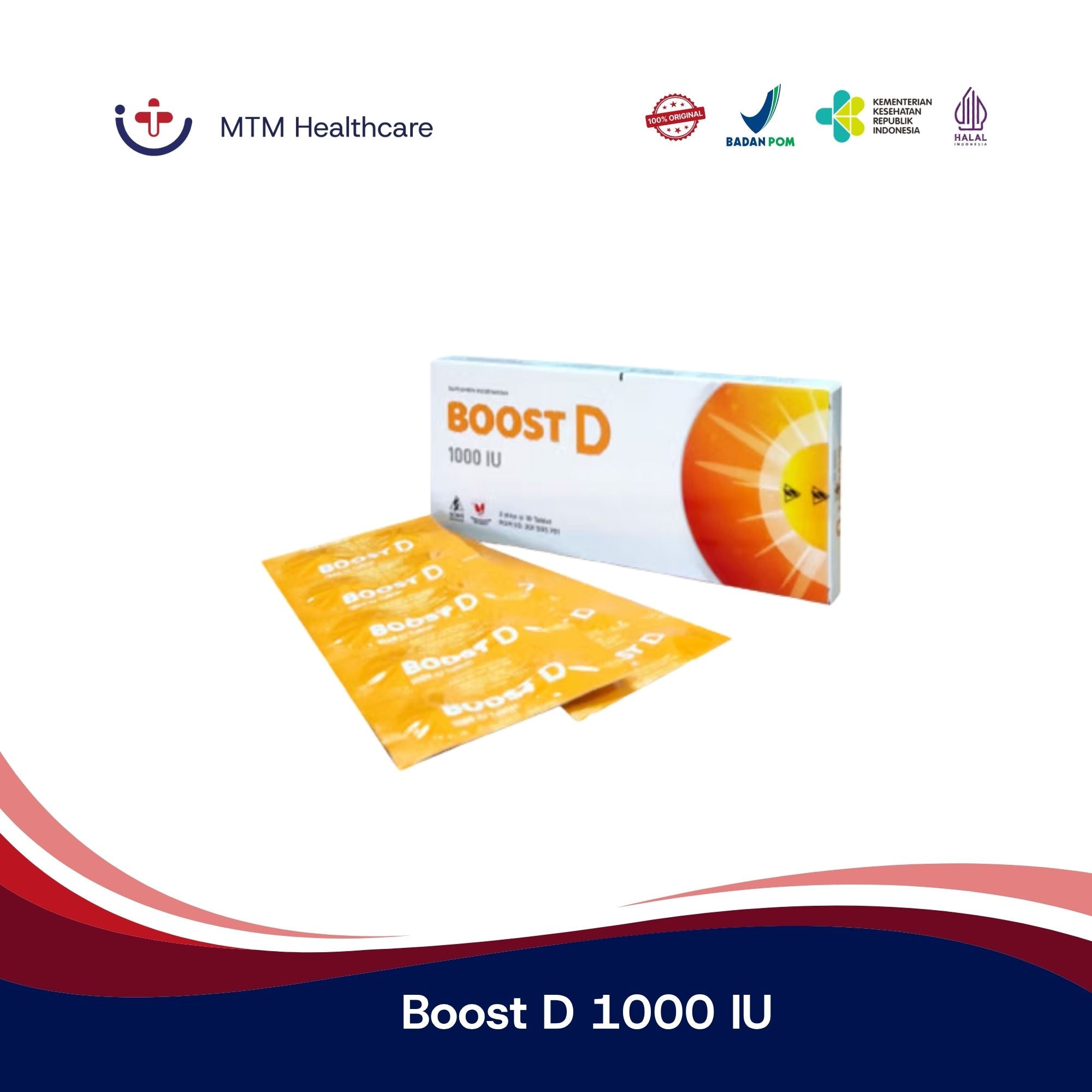 Boost D 1000 IU Box Isi 30 Tablet