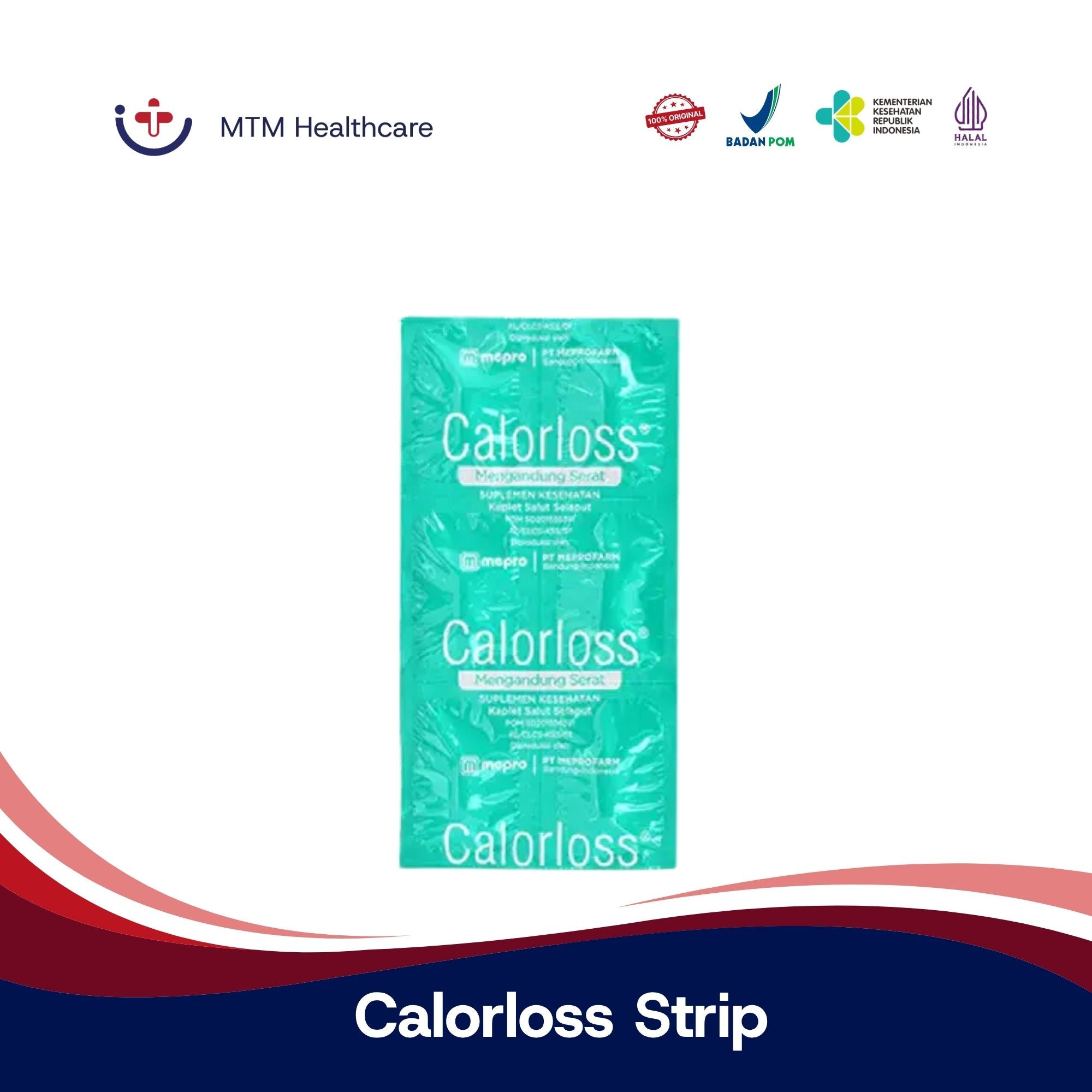 Calorloss Strip Isi 6 Tablet