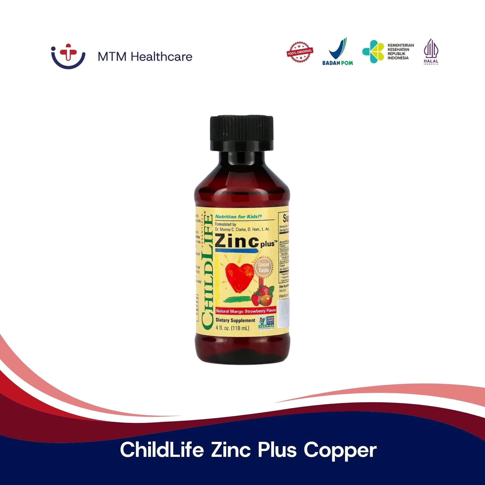 ChildLife Zinc Plus 118ML Original BPOM