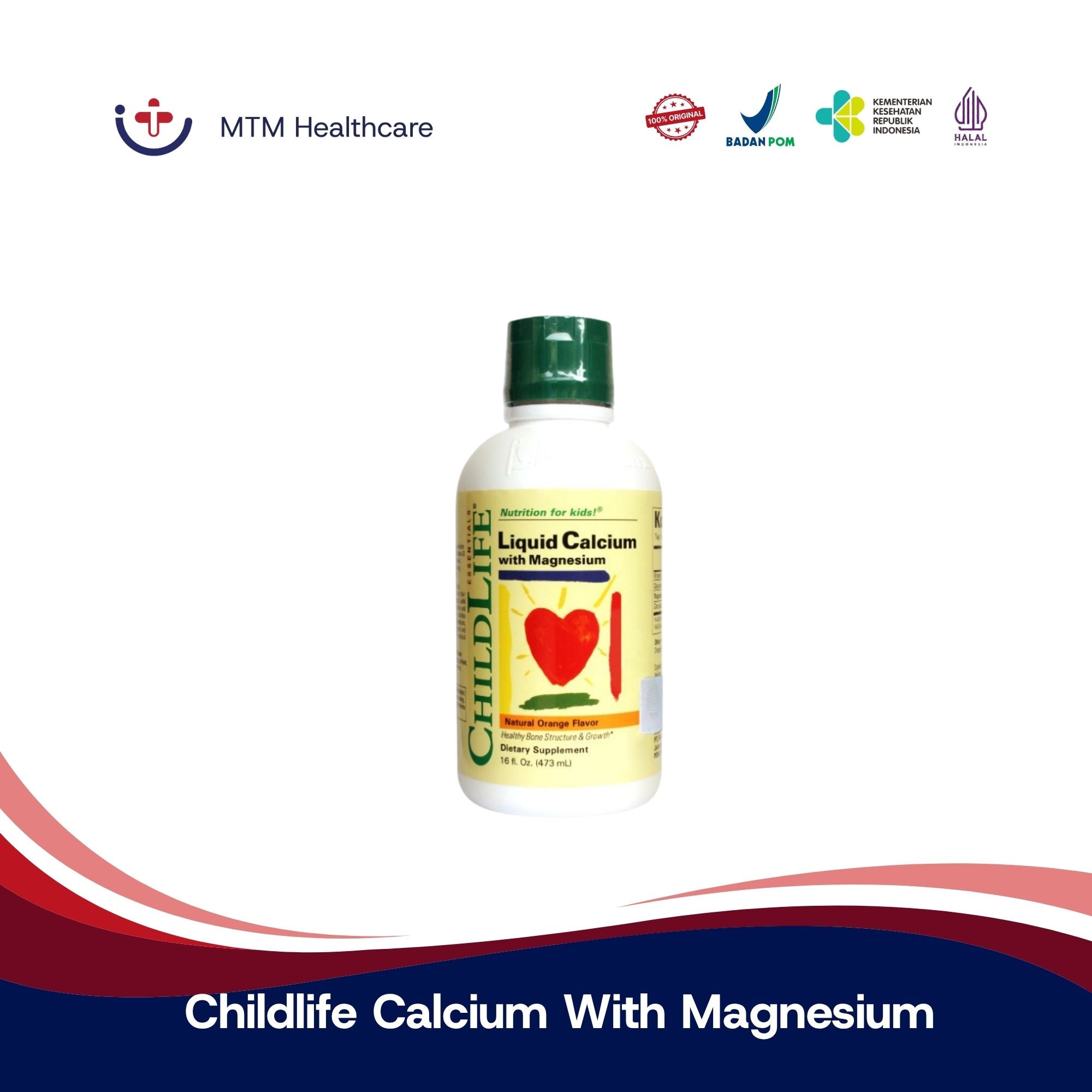 Childlife Calcium With Magnesium Natural Orange 474ML
