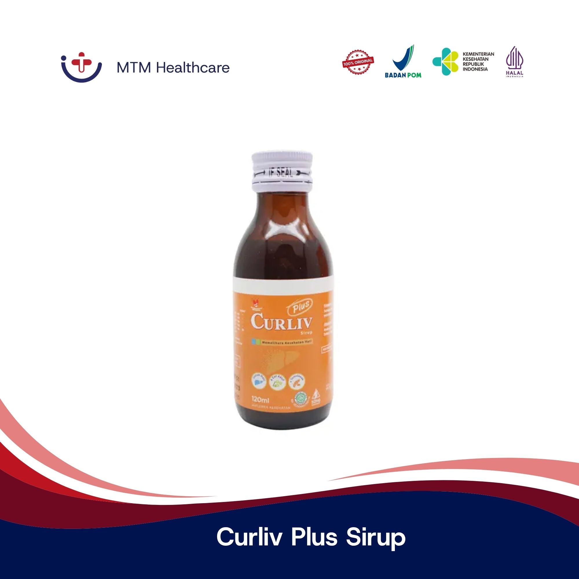 Curliv Plus Sirup 120Ml Vitamin Suplemen
