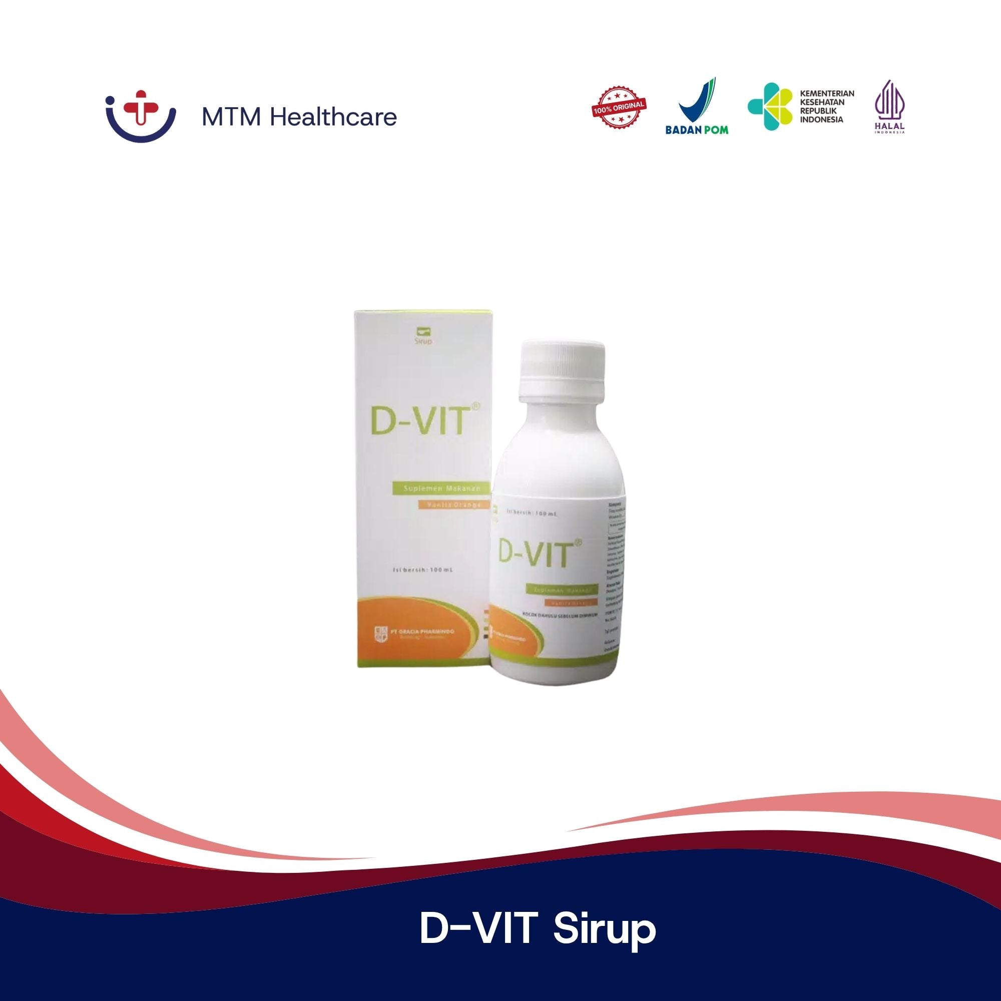 D-VIT Sirup 100ML Vitamin Suplemen Anak