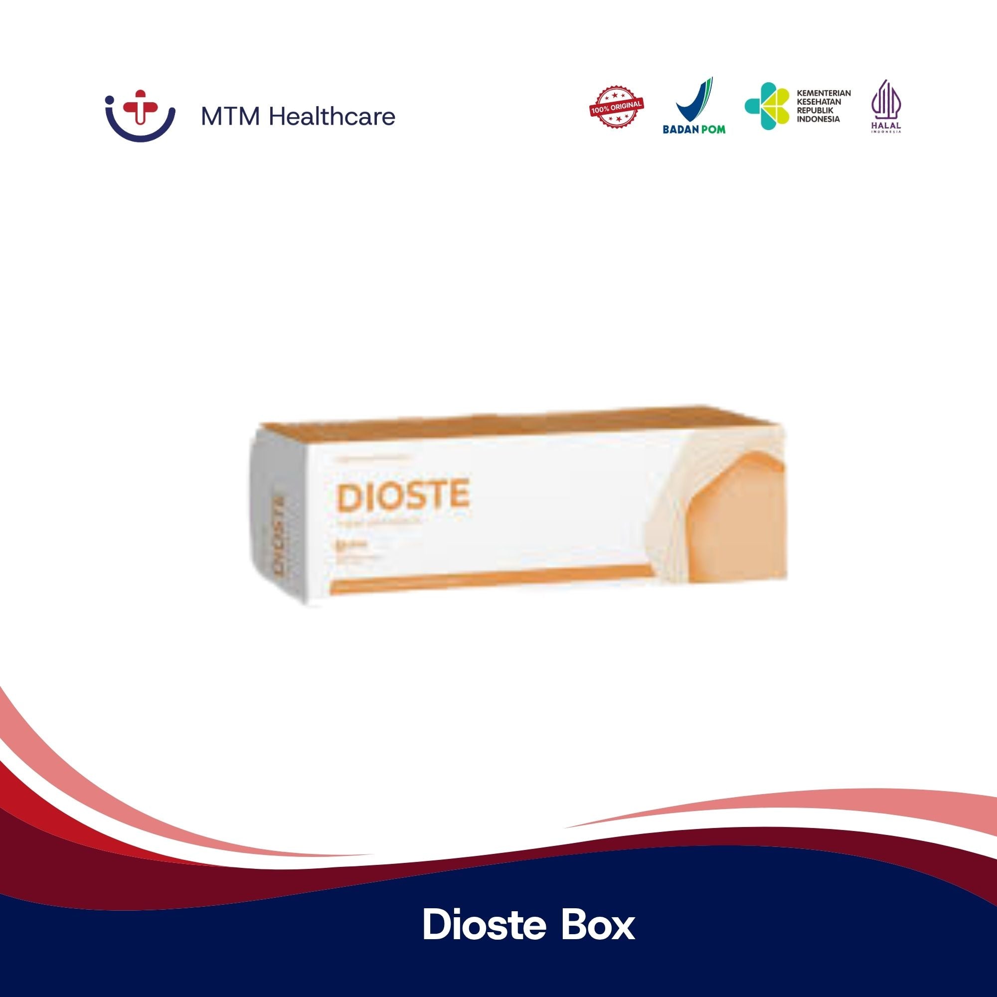 Dioste Box Isi 50 Tablet Vitamin Suplemen