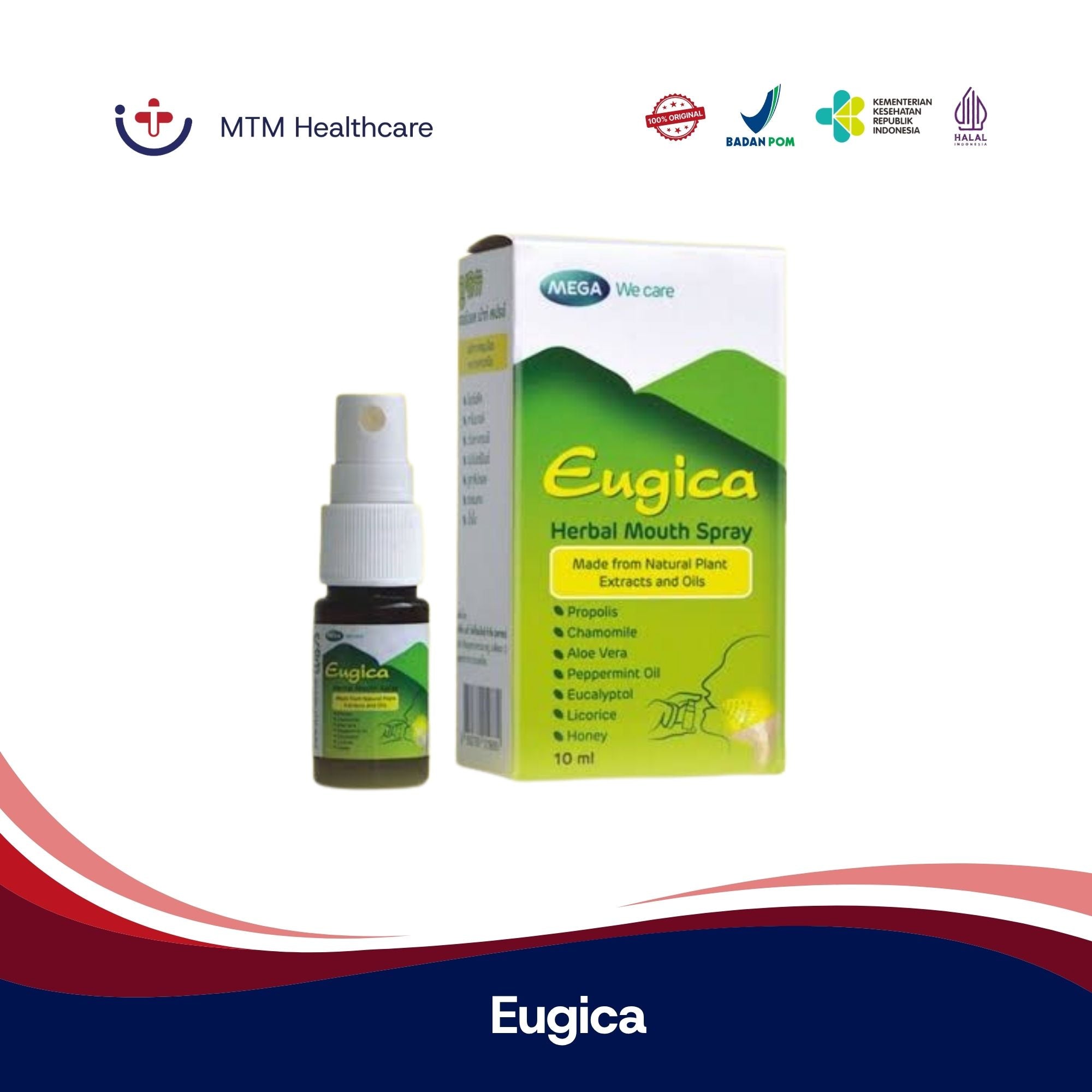Eugica Herbal Mouth Spray 10ML