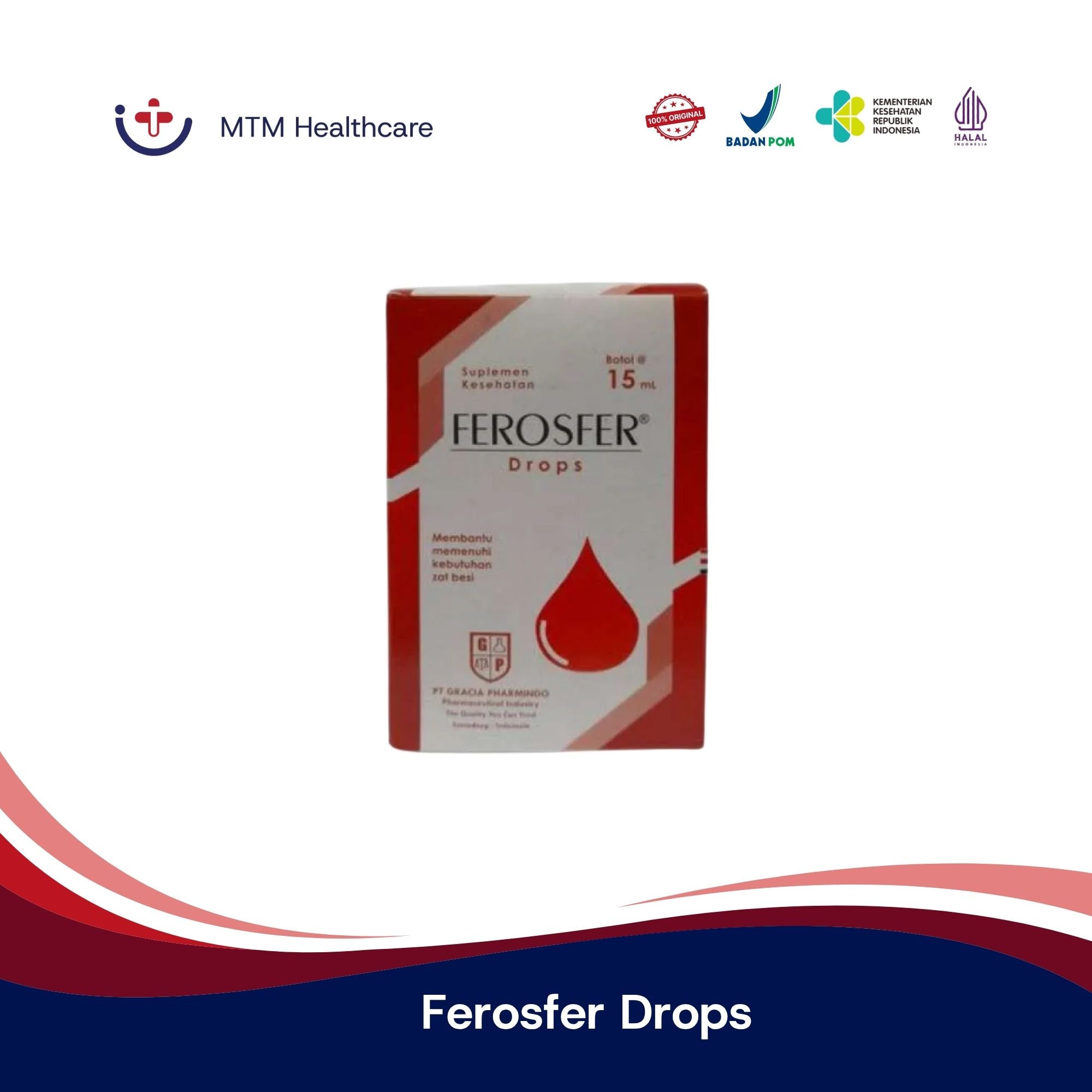Ferosfer Drops 15ML Vitamin Suplemen