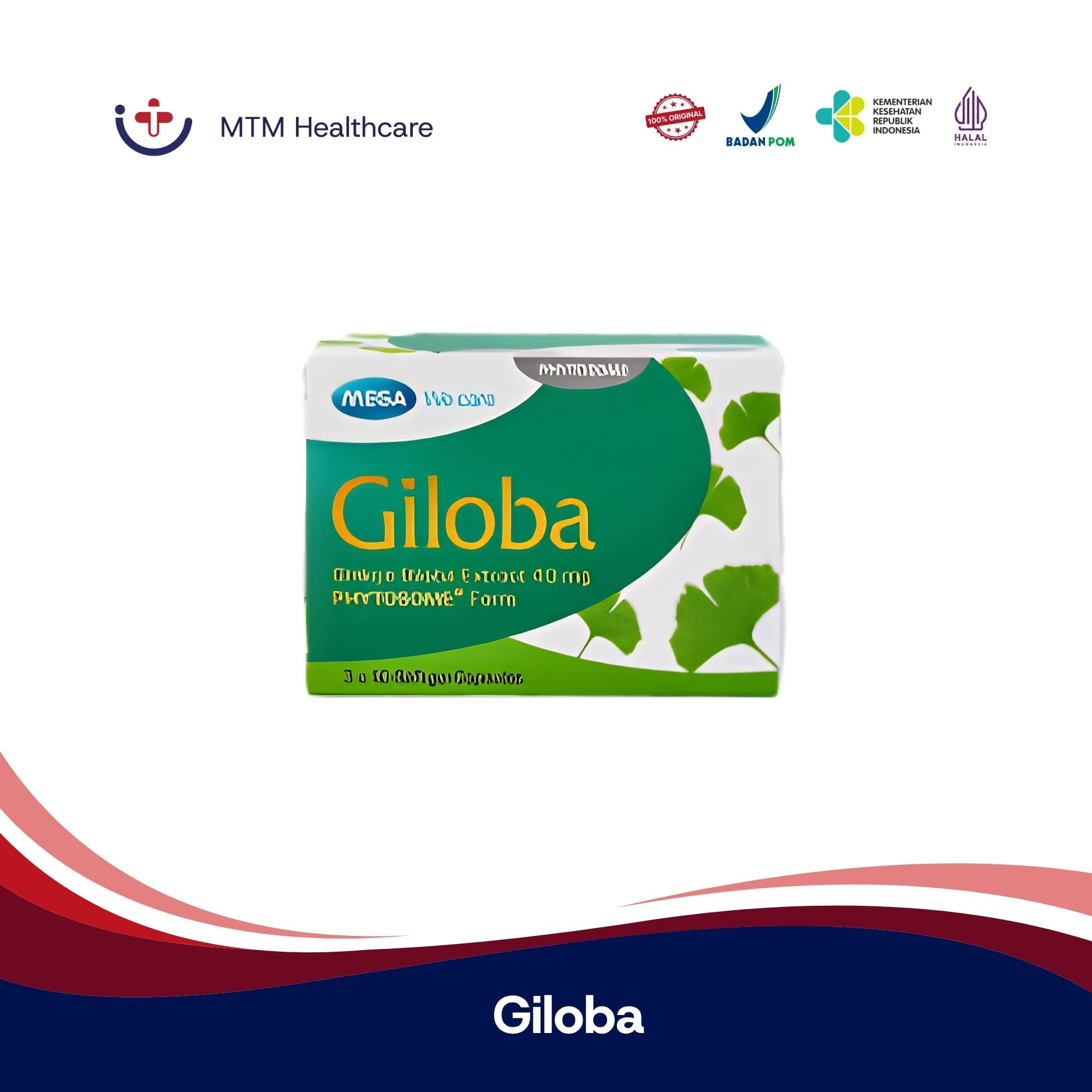 Giloba Box Isi 30 Tablet Vitamin Suplemen