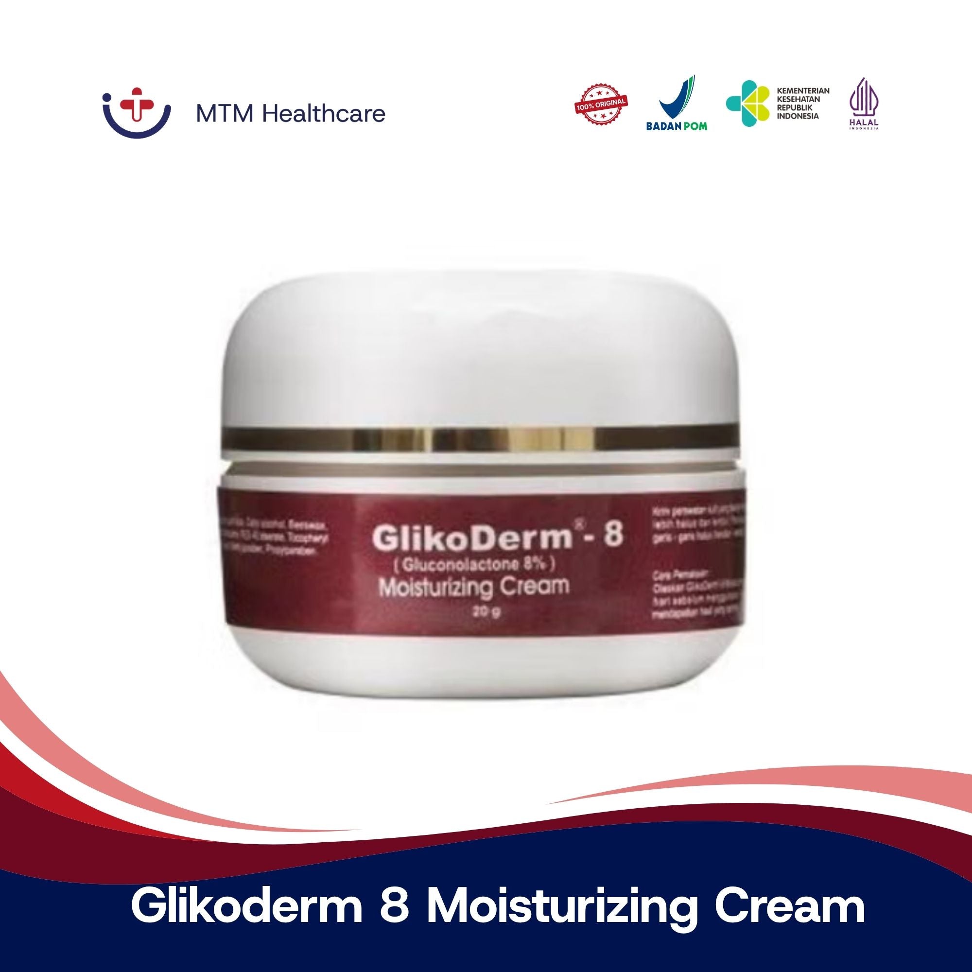 GLIKODERM 8 MOISTURIZING CREAM 20 GR KRIM CR