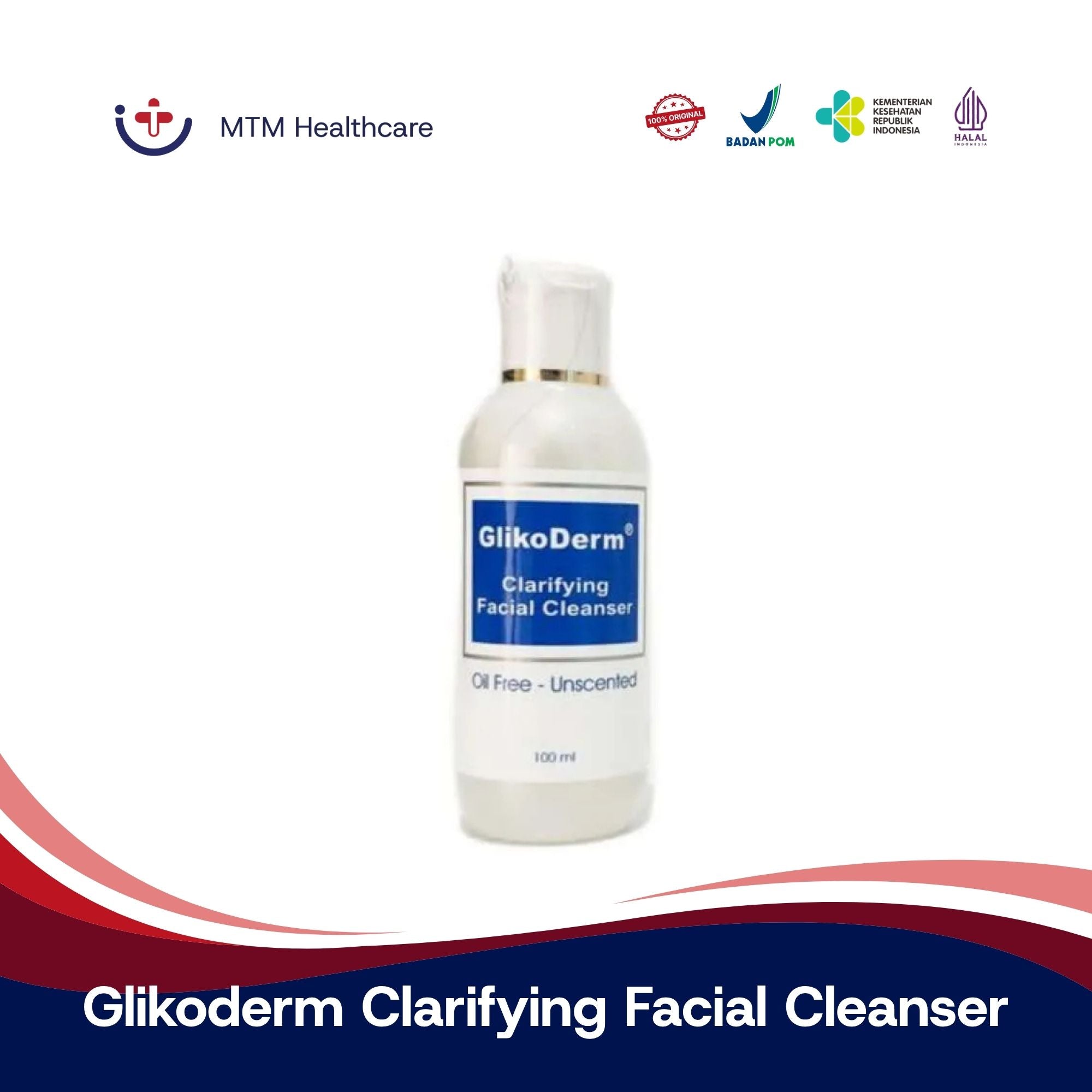 Glikoderm Clarifying Facial Cleanser 100ml