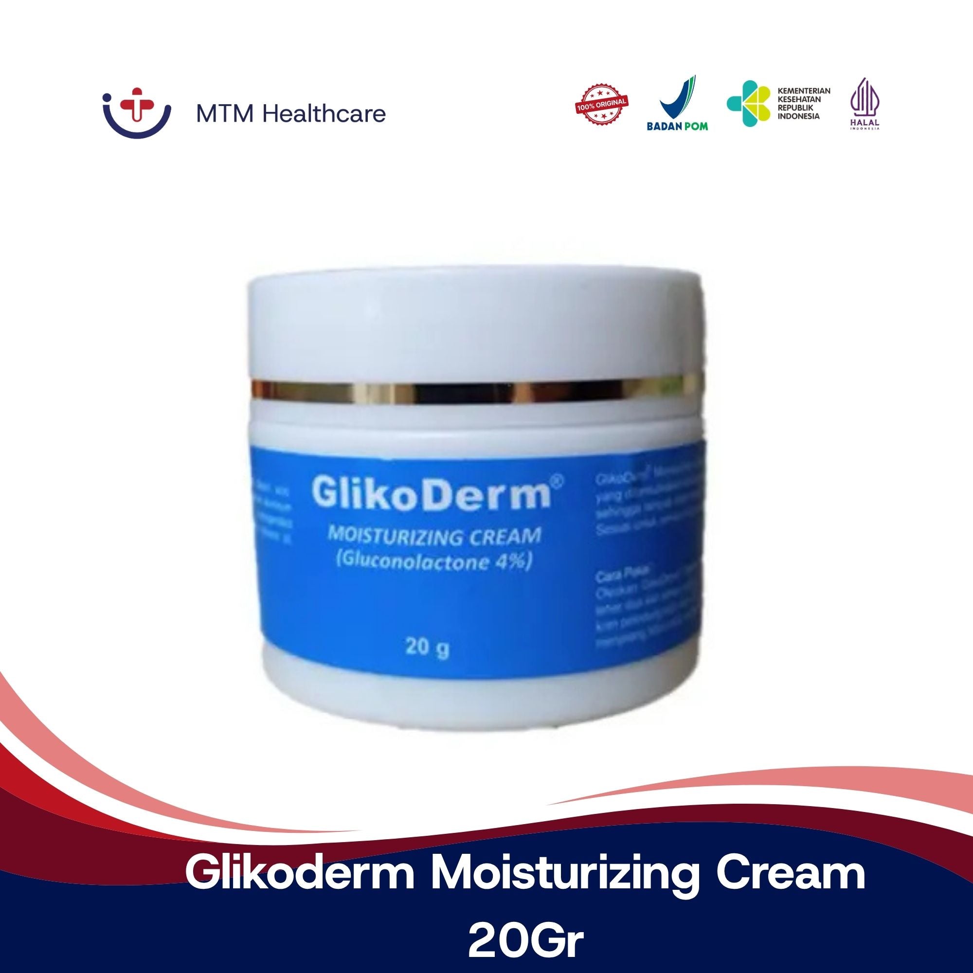 Glikoderm Moisturizing Cream 20Gr