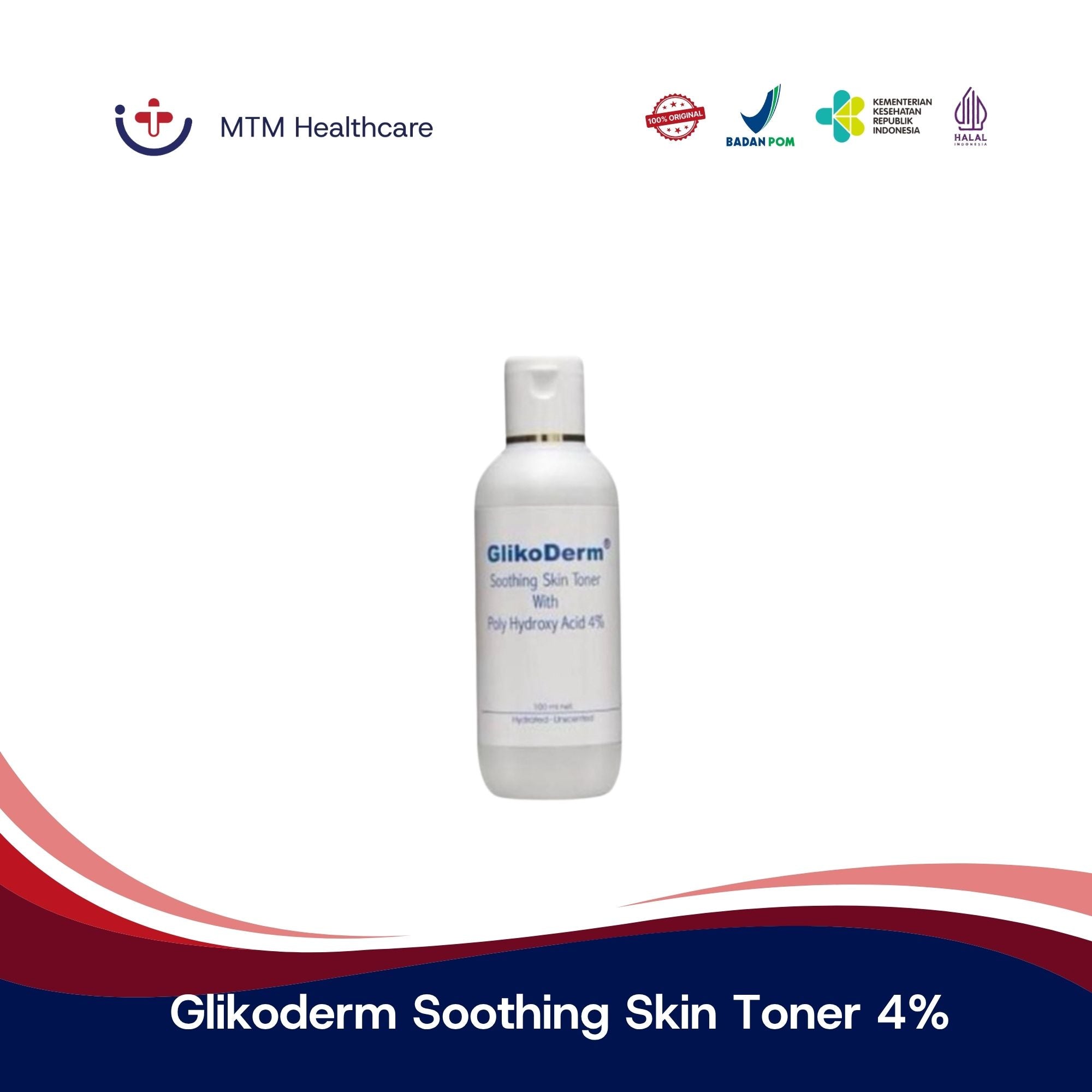 Glikoderm Soothing Skin Toner 4% 100ML