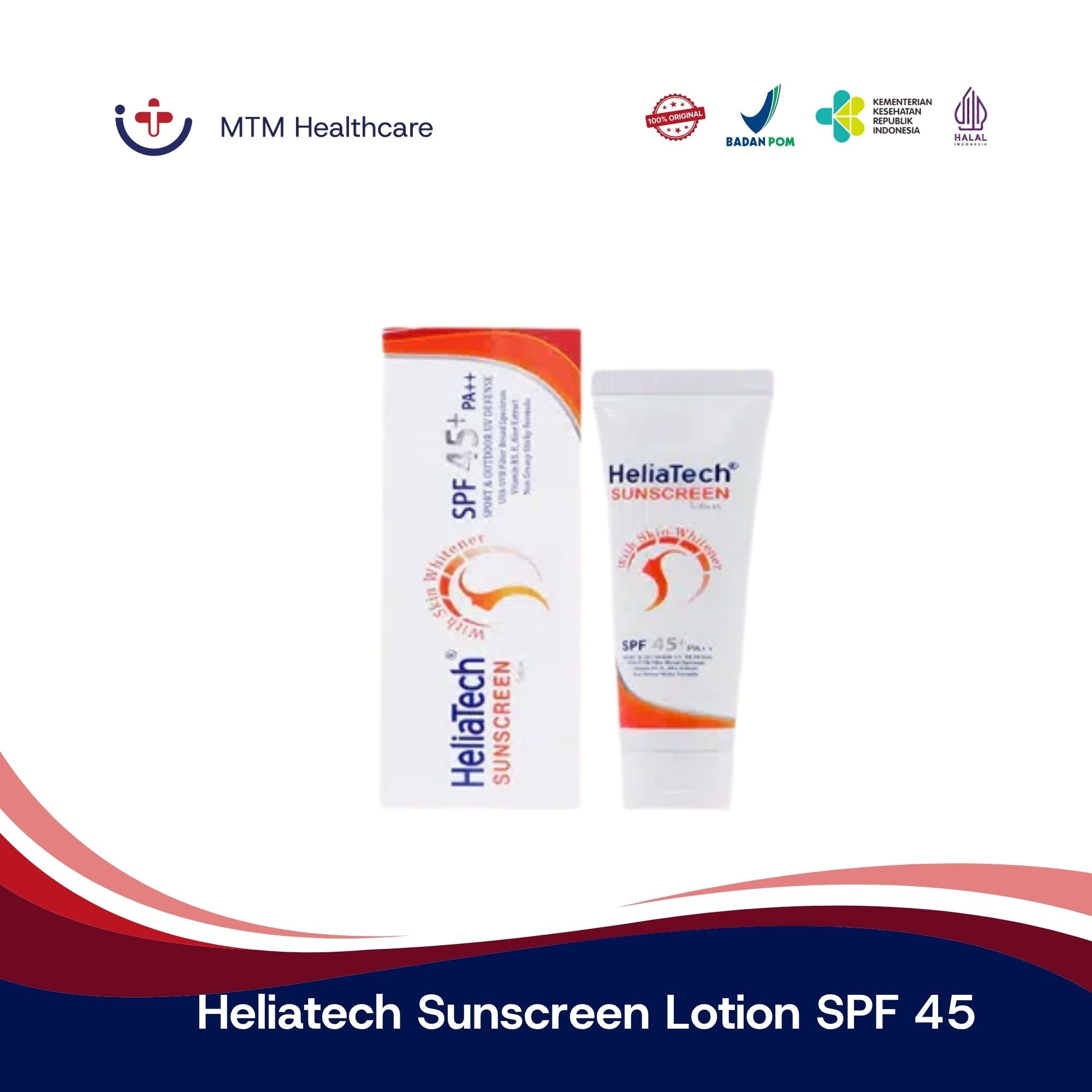 Heliatech Sunscreen Lotion SPF 45