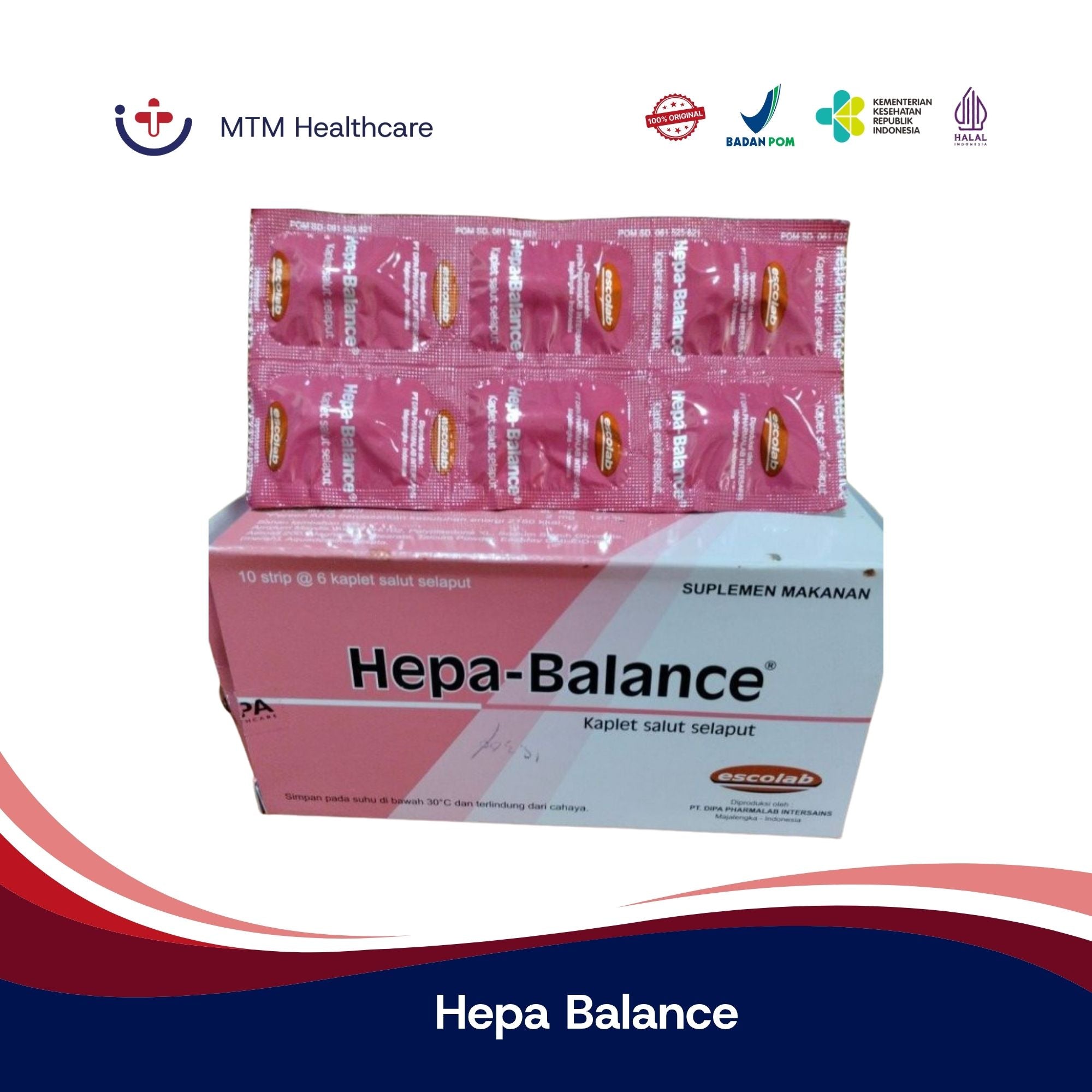 HEPA BALANCE HEPA-BALANCE STRIP 6 TABLET