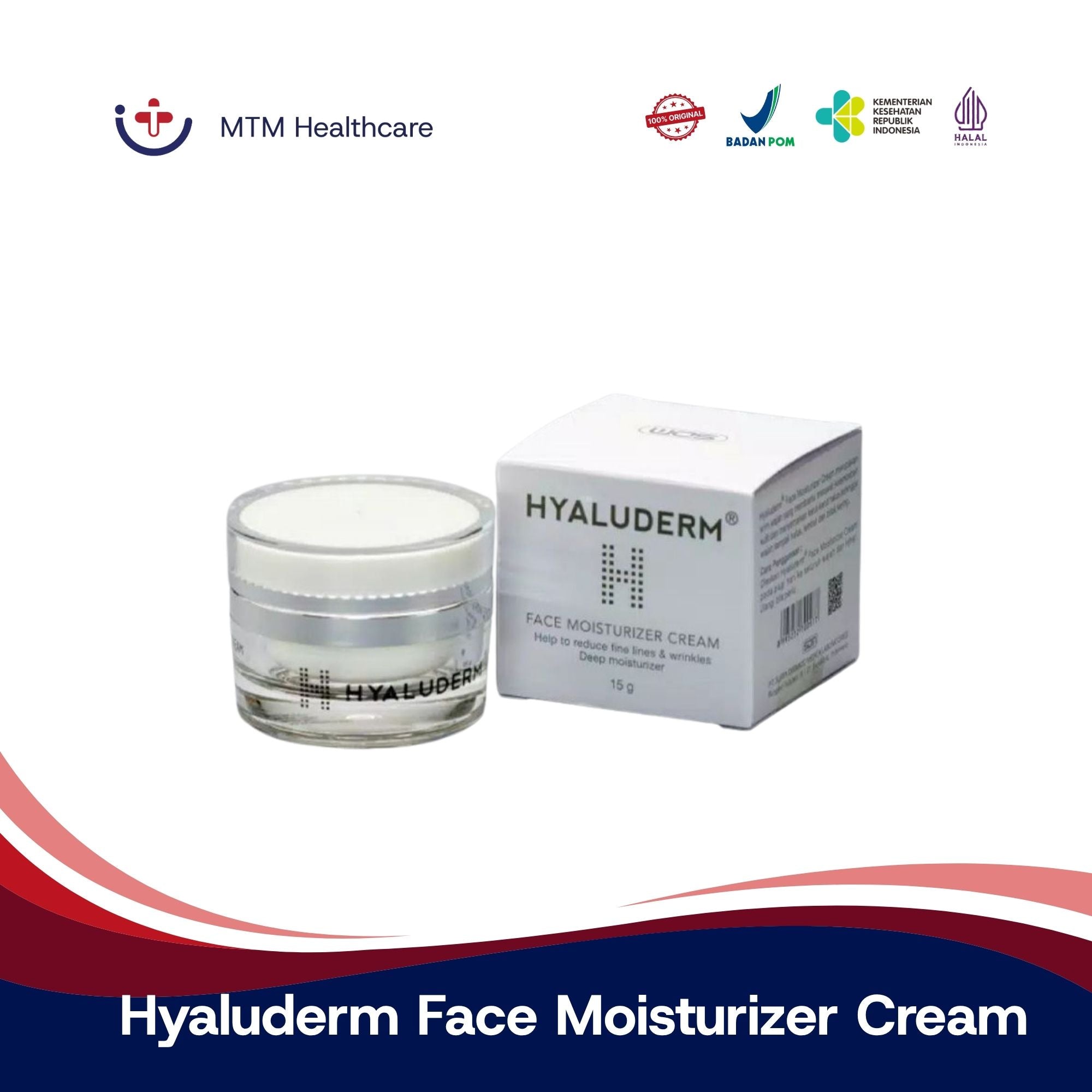 HYALUDERM Face Moisturizer Cream plus Anti Aging