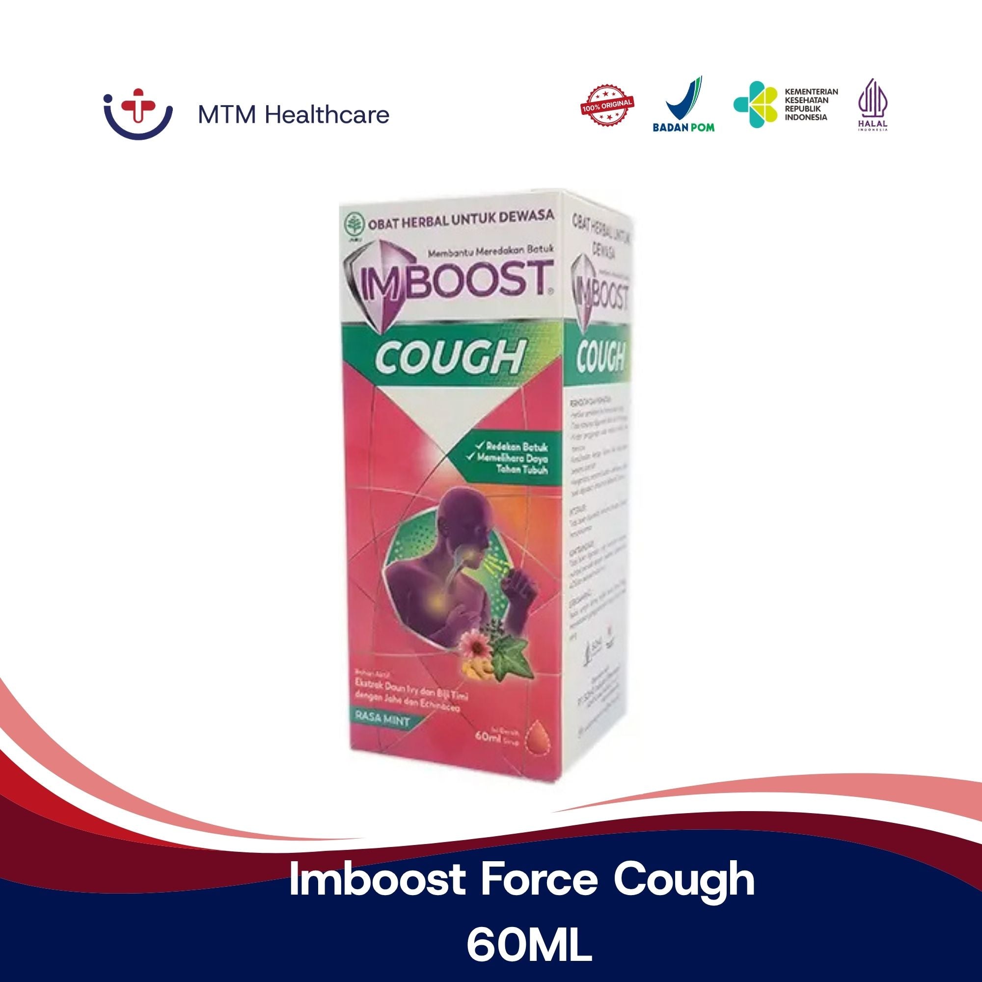 Imboost Force Cough 60ML Batuk Dewasa