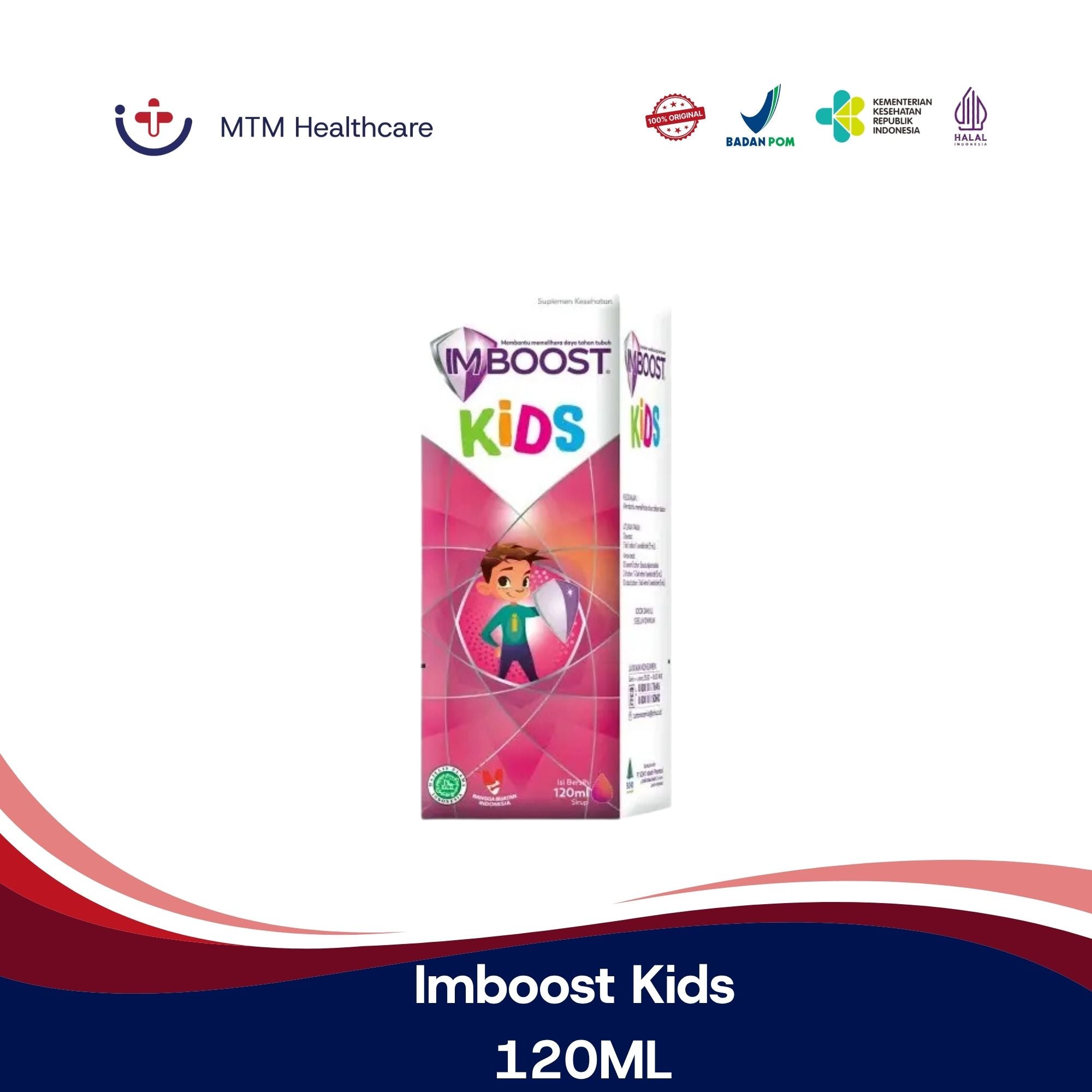 Imboost Kids 60ML & 120ML Suplemen Vitamin Anak