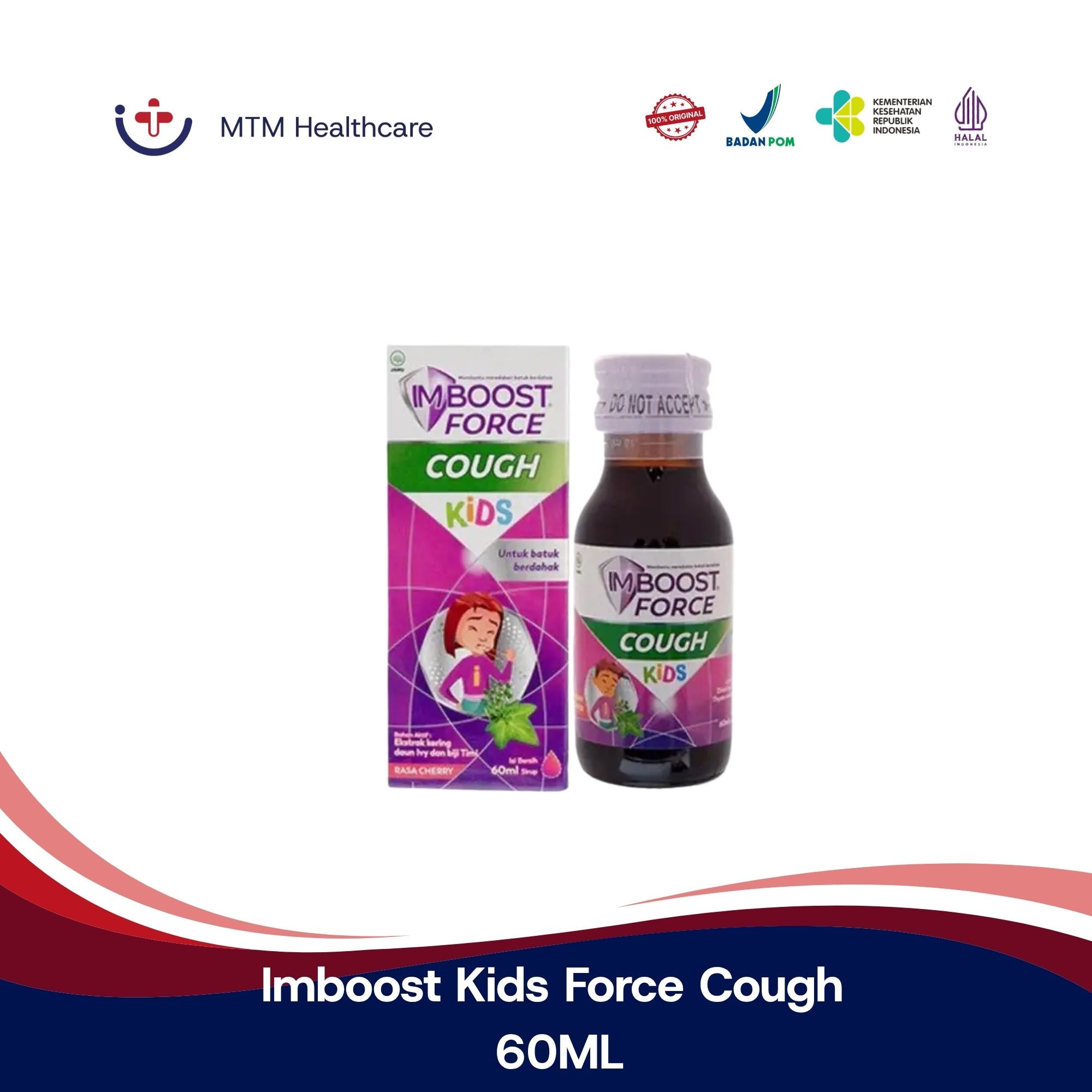 Imboost Kids Force Cough 60ML Vitamin Suplemen