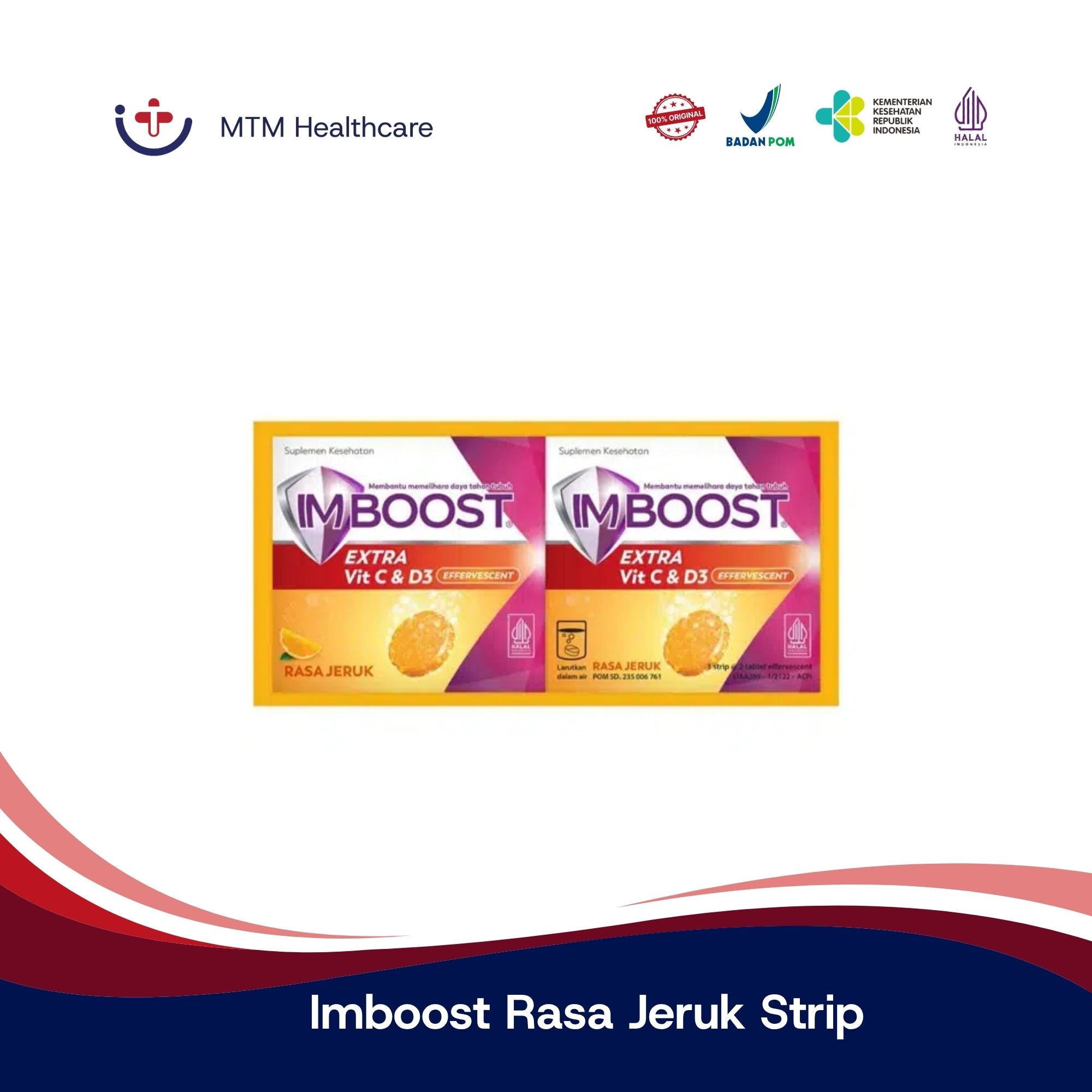 IMBOOST RASA JERUK STRIP 2 TABLET EFFERVESCENT