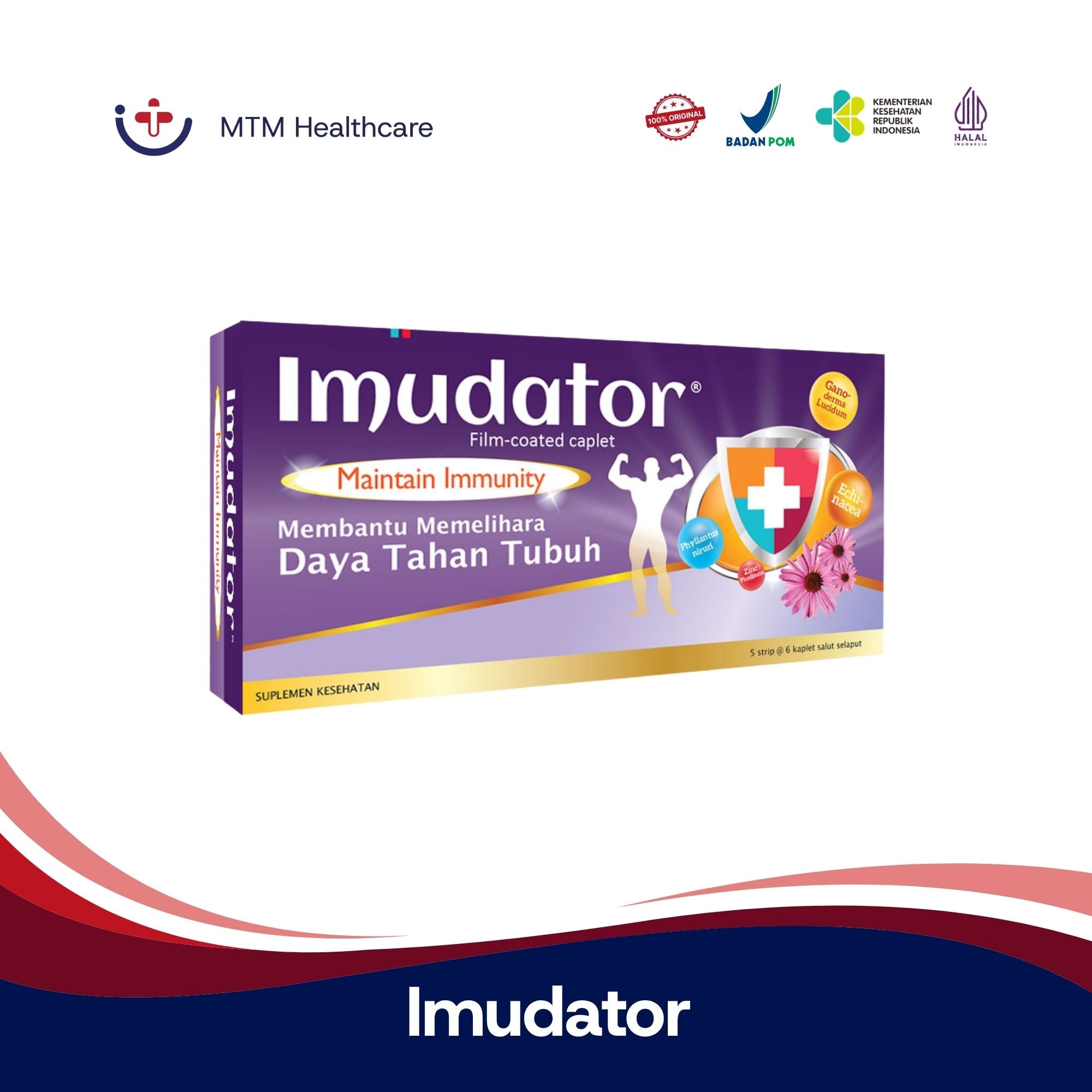 Imudator Box Isi 30 Tablet Vitamin Suplemen