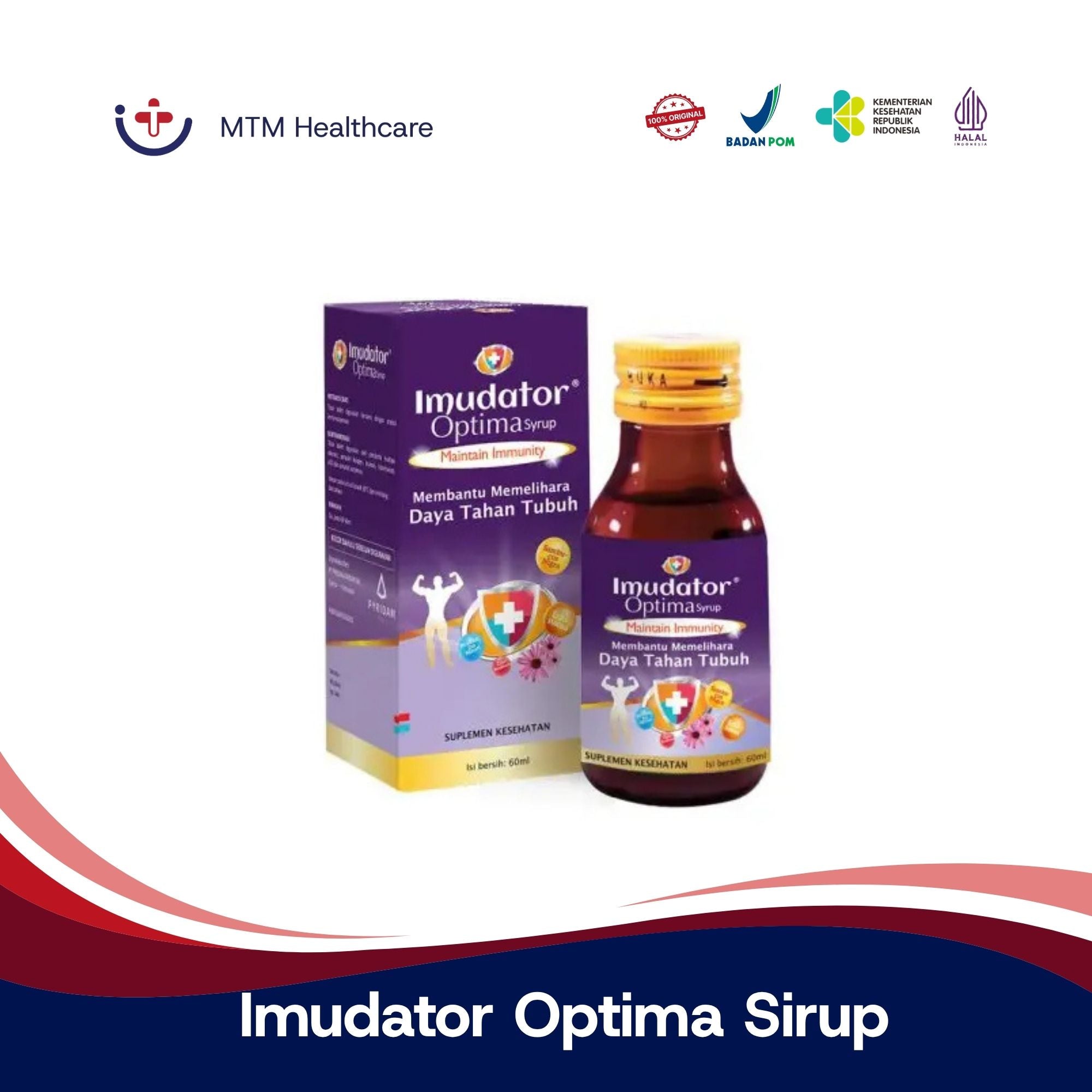 Imudator Optima Sirup 60ML Suplemen