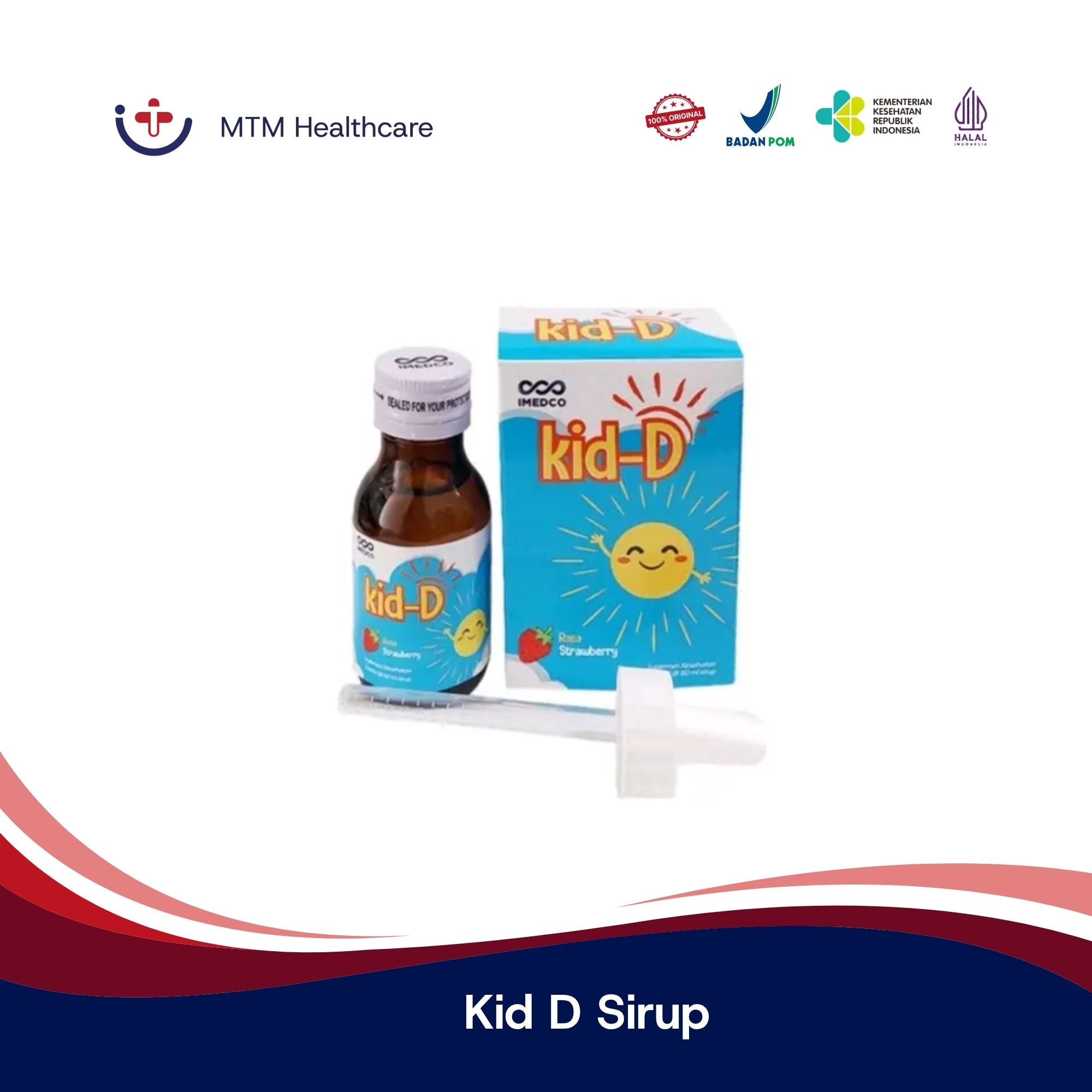 Kid D Sirup 60ML Multivitamin Suplemen Anak