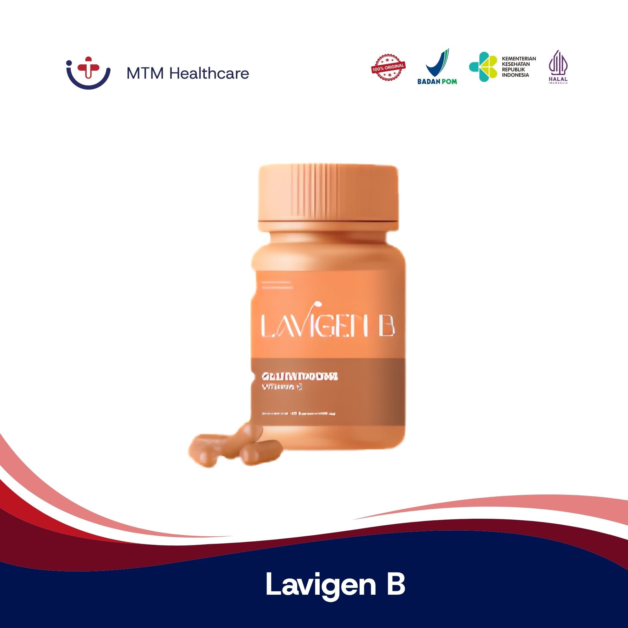 Lavigen B Isi 30 Tablet Vitamin Suplemen