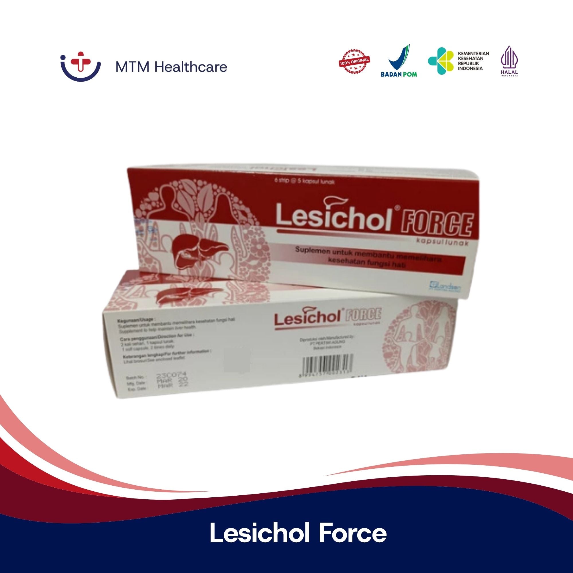 Lesichol Force Box Isi 30 Tablet Vitamin Suplemen