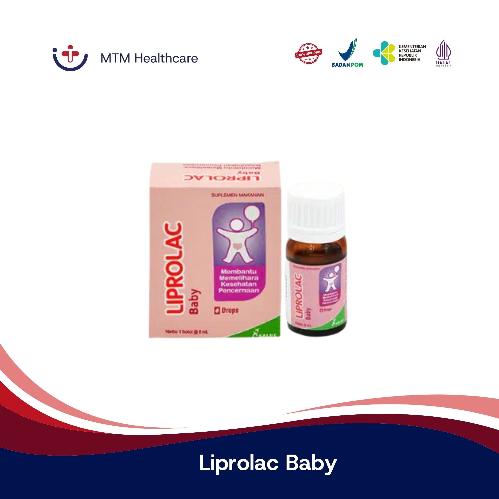 Liprolac Baby Drop 8ML Vitamin Suplemen Anak