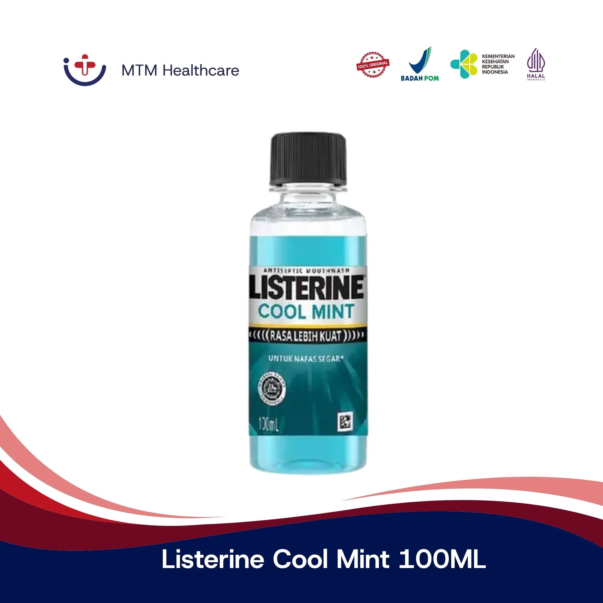 LISTERINE COOL MINT  MOUTHWASH 100ML