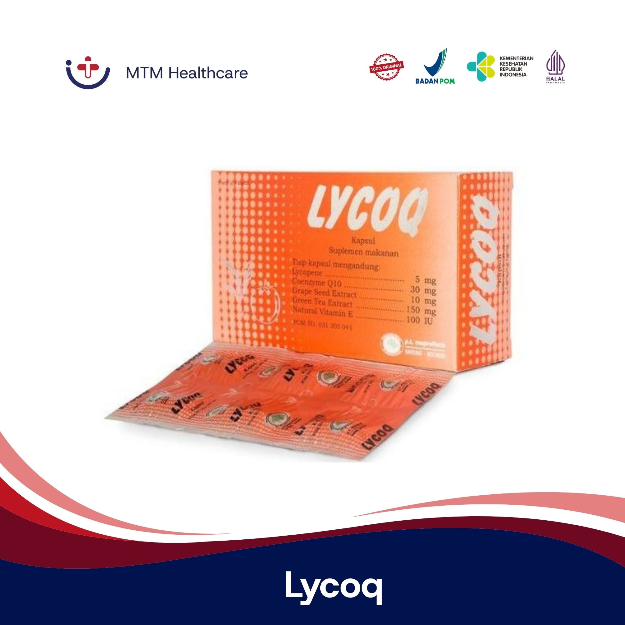 Lycoq Box Isi 30 Tablet Vitamin Suplemen Kesehatan