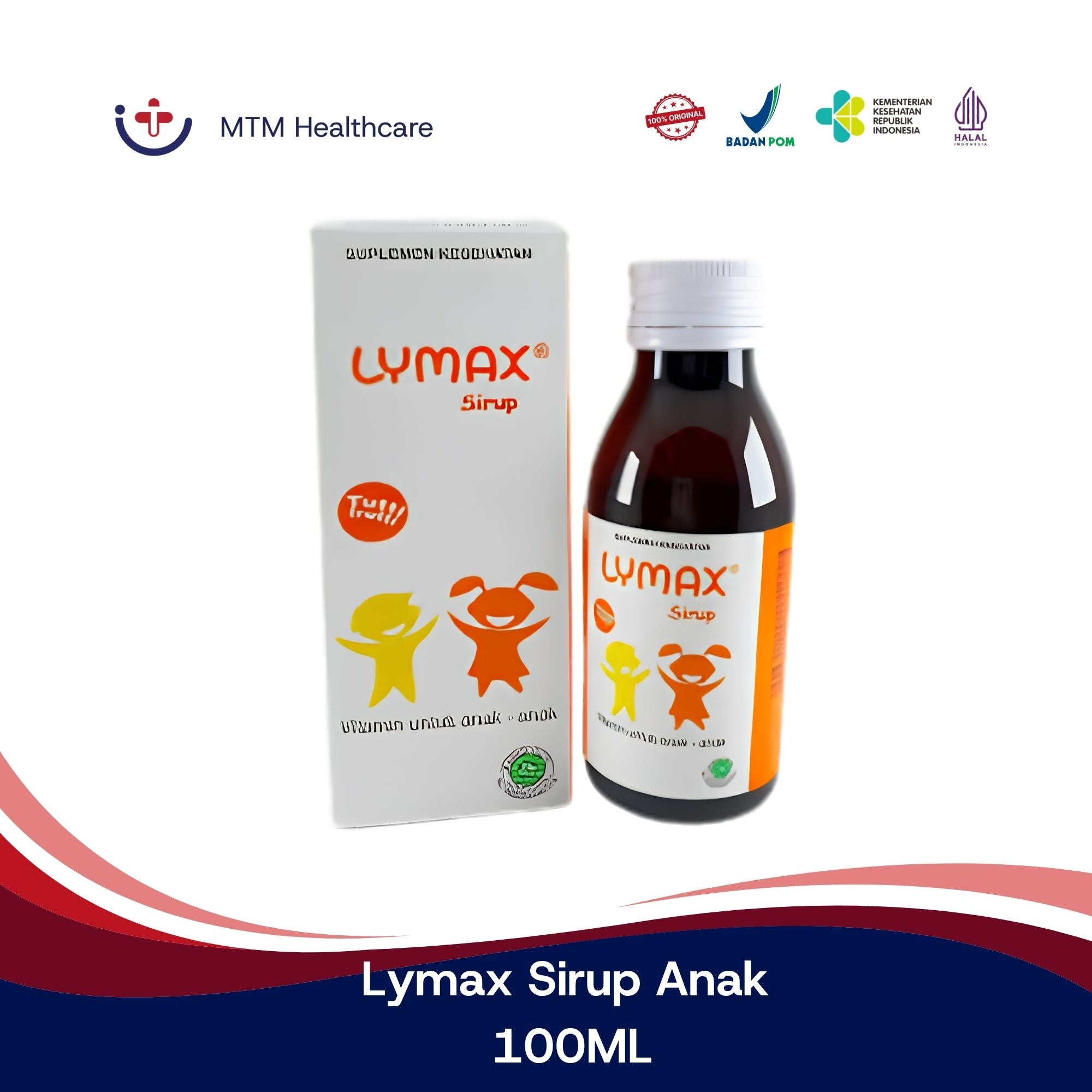 Lymax Sirup Anak 100ML Vitamin Suplemen