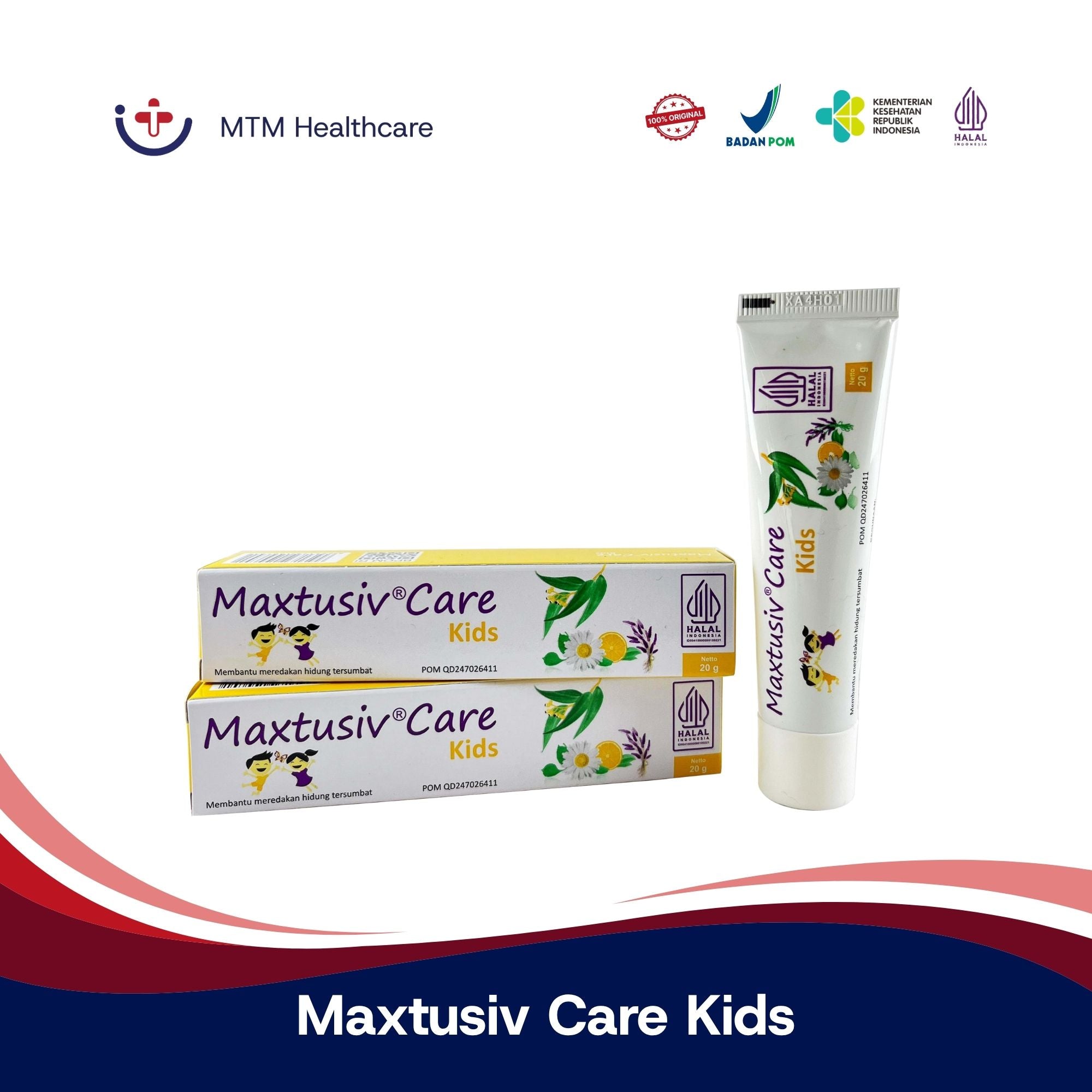 Maxtusiv Care Kids 20Gram Untuk Menghangatkan