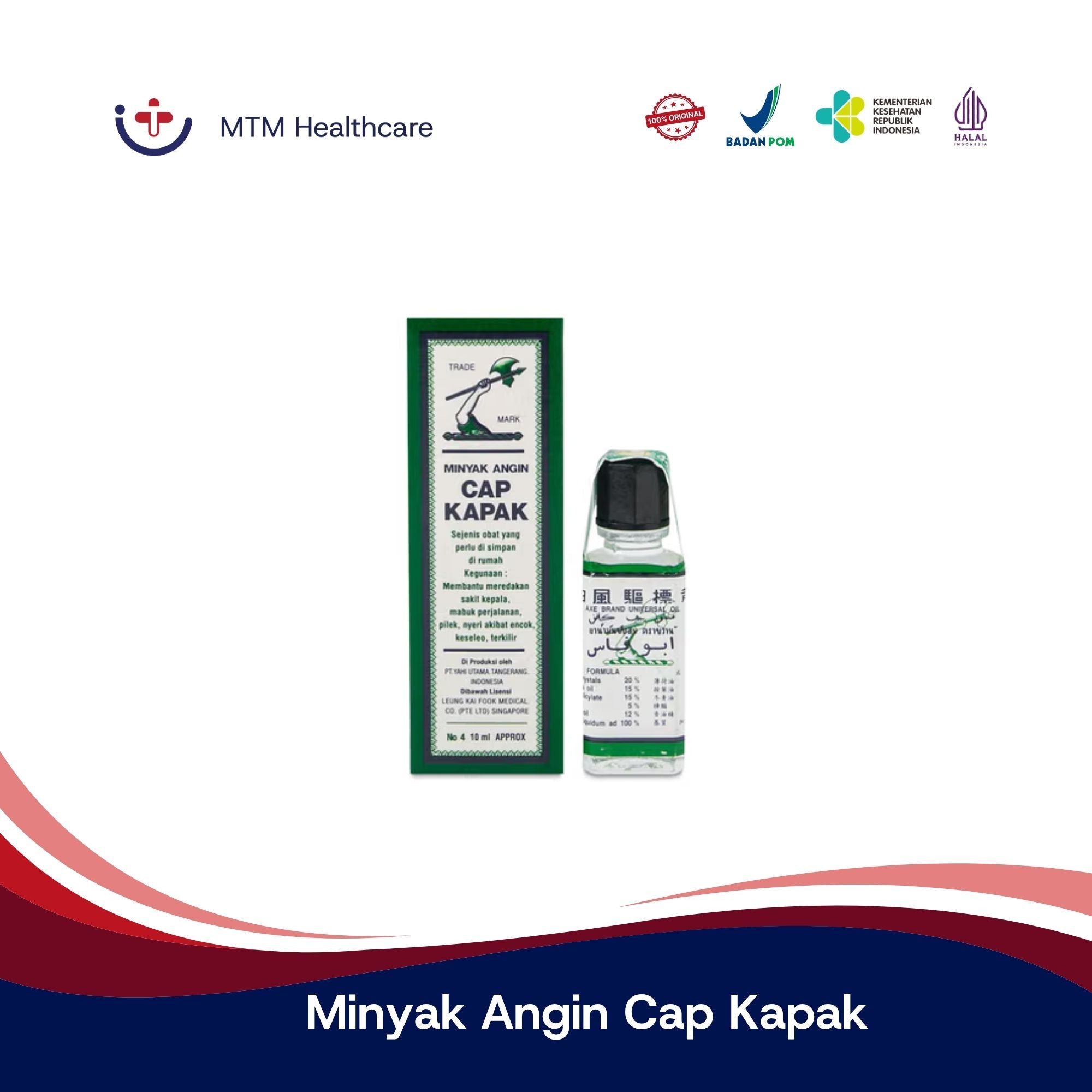MINYAK ANGIN CAP KAPAK 28 ML