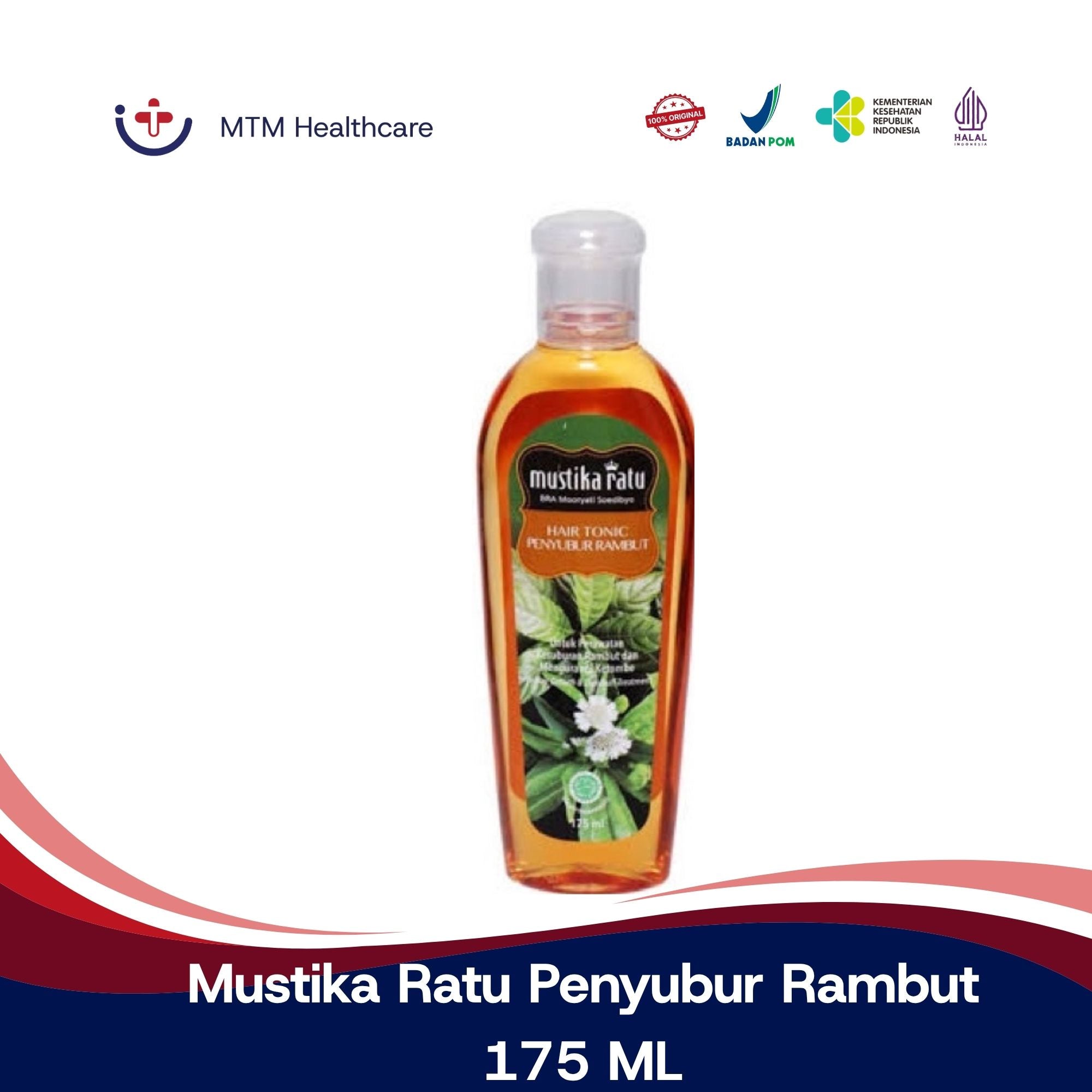 Mustika Ratu Penyubur Rambut Hair Tonic 75ML