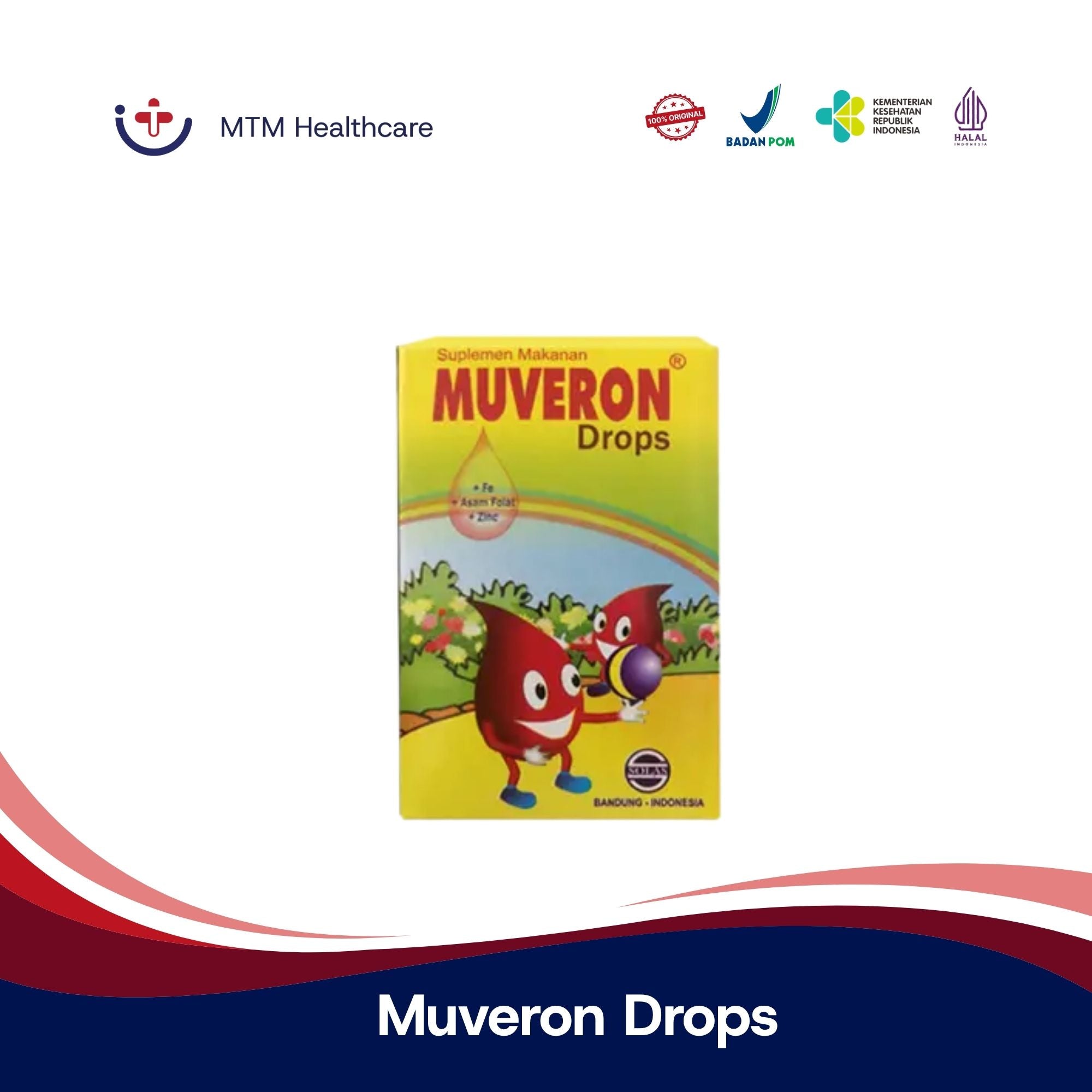 Muveron Drops 15ML Suplemen Kesehatan Bayi