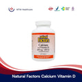 Natural Factors Calcium Vitamin D3 650MG 400IU Isi 60 Tablet