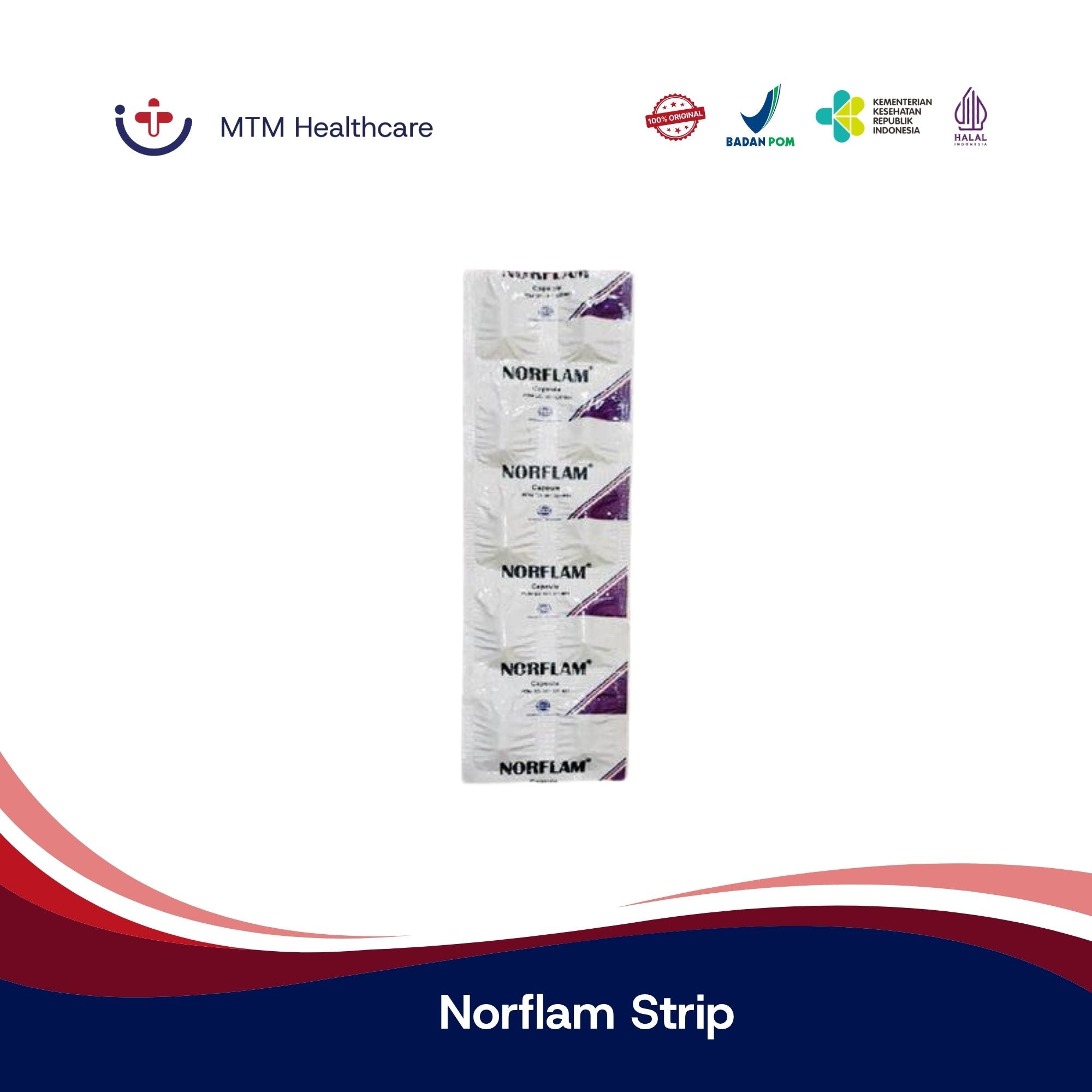 Norflam Strip Isi 10 Tablet Suplemen